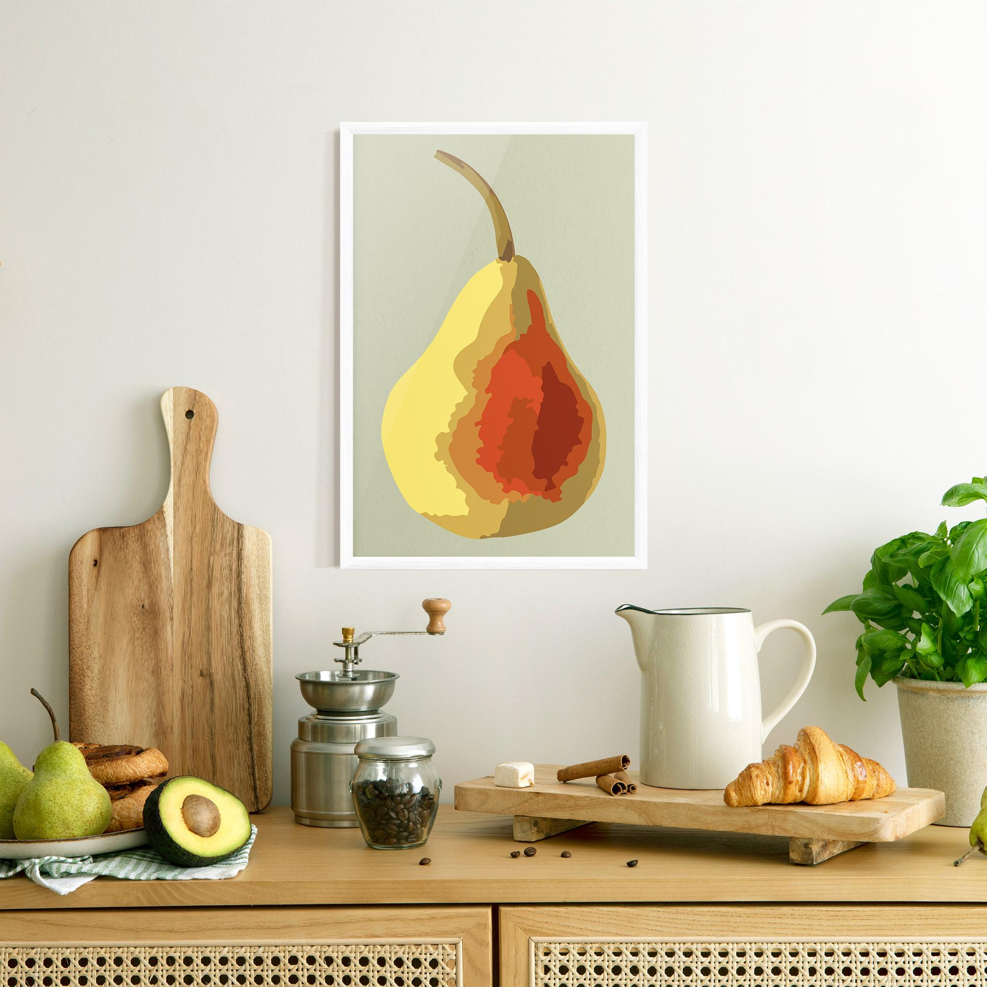 Poster Înrămat Pear Art mockup 8