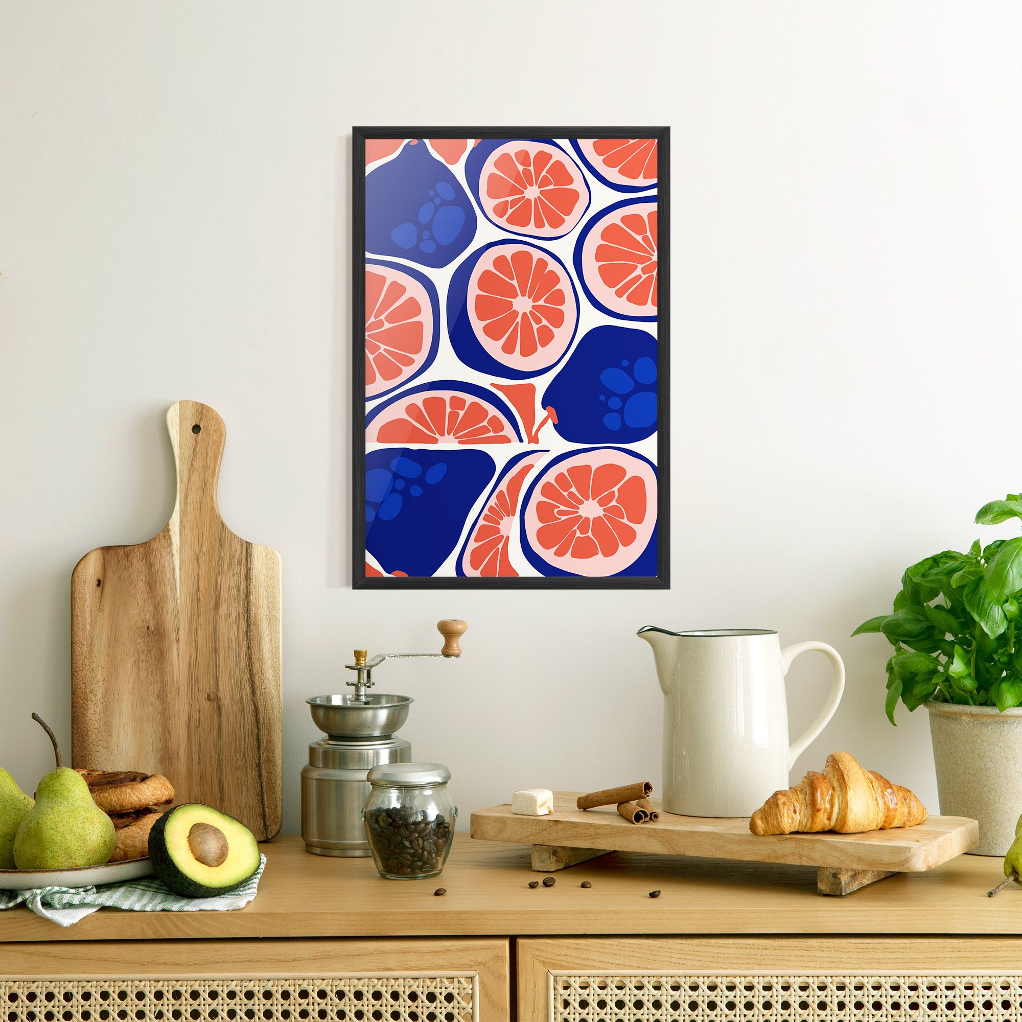 Blue Pink Fruit mockup 8