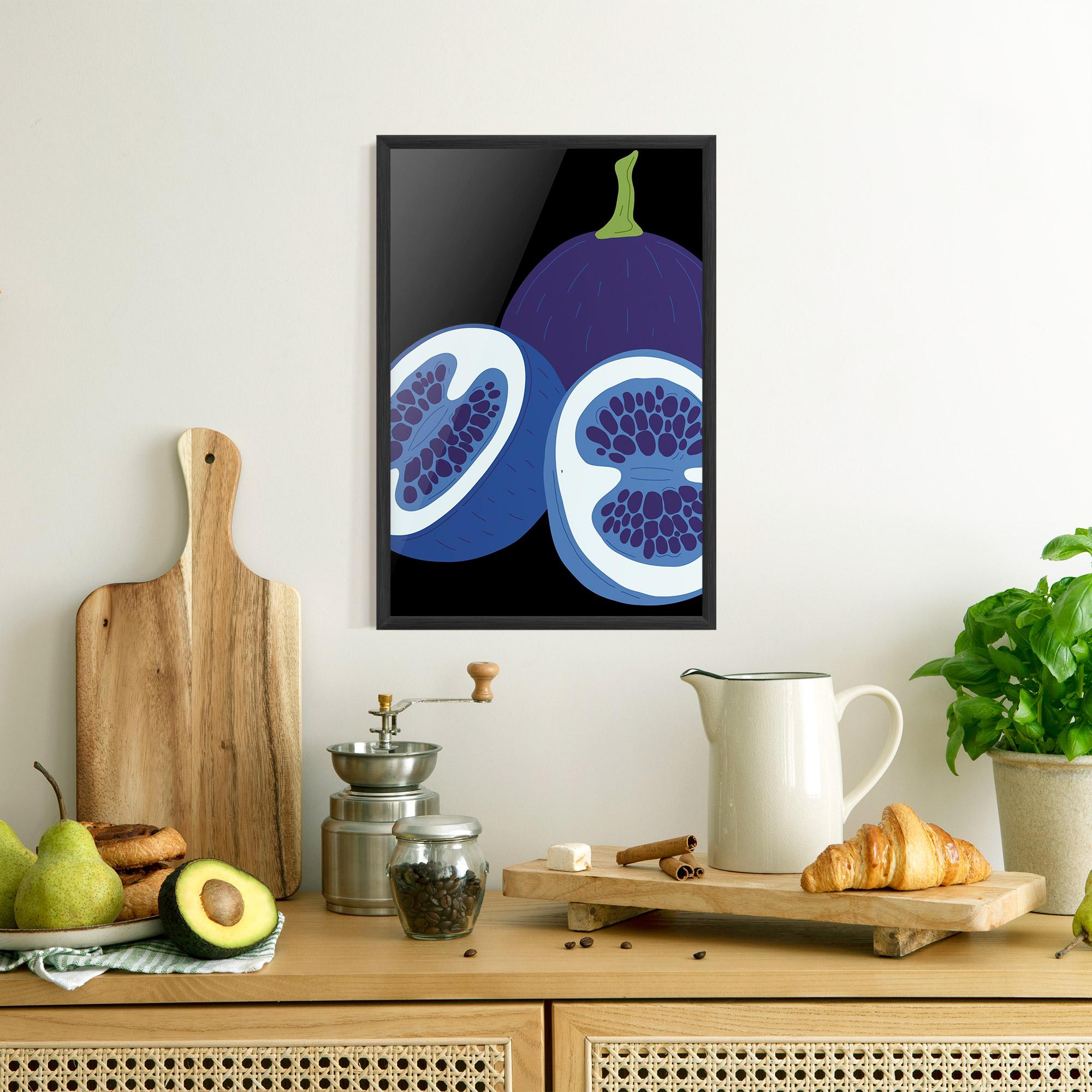 Poster Înrămat Purple Fruit mockup 8