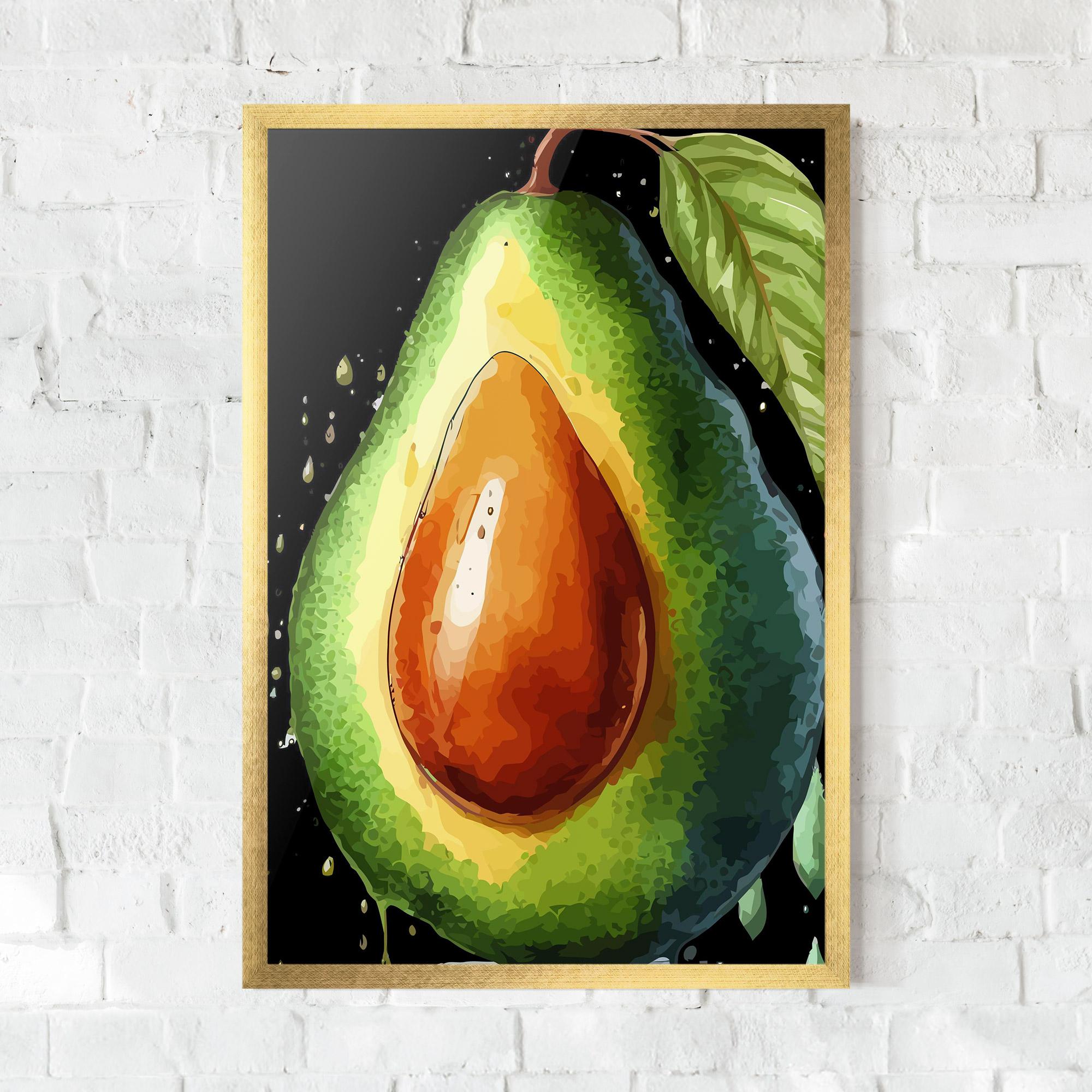 Poster Înrămat Avocado Art mockup 0