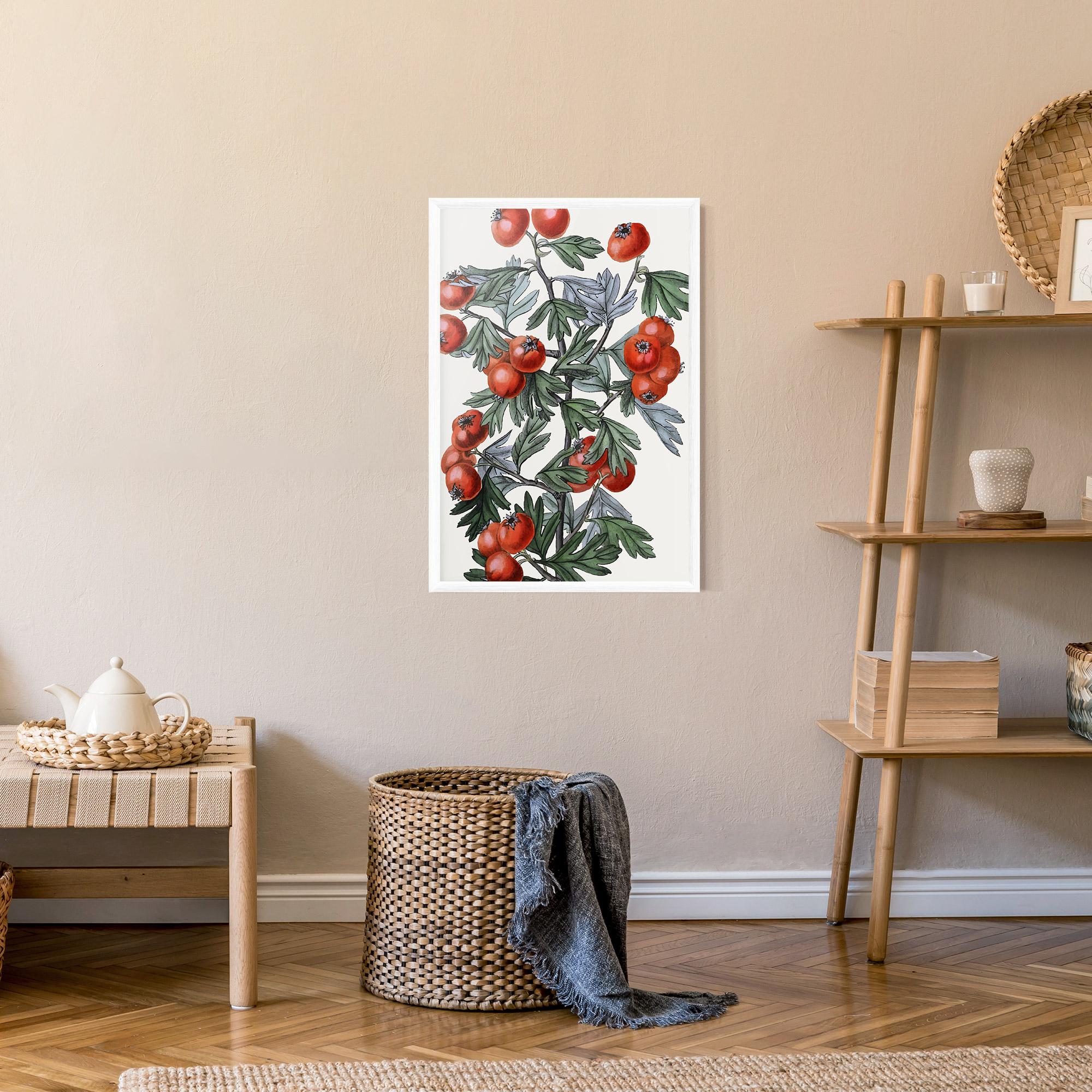 Poster Înrămat Cherry Drawing mockup 9