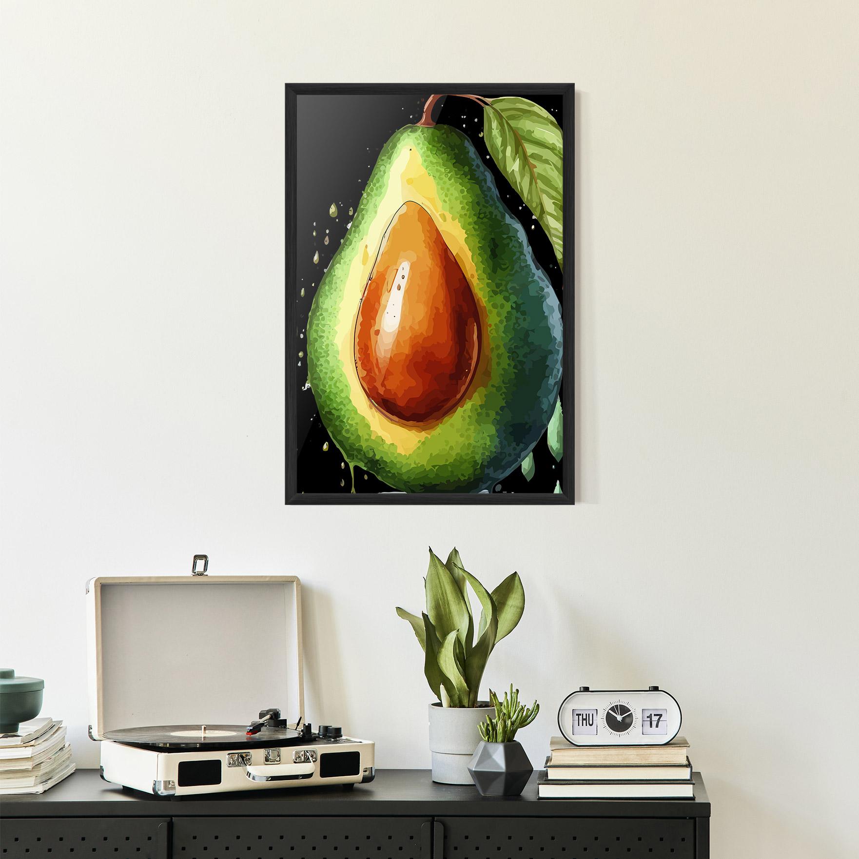 Poster Înrămat Avocado Art mockup 2