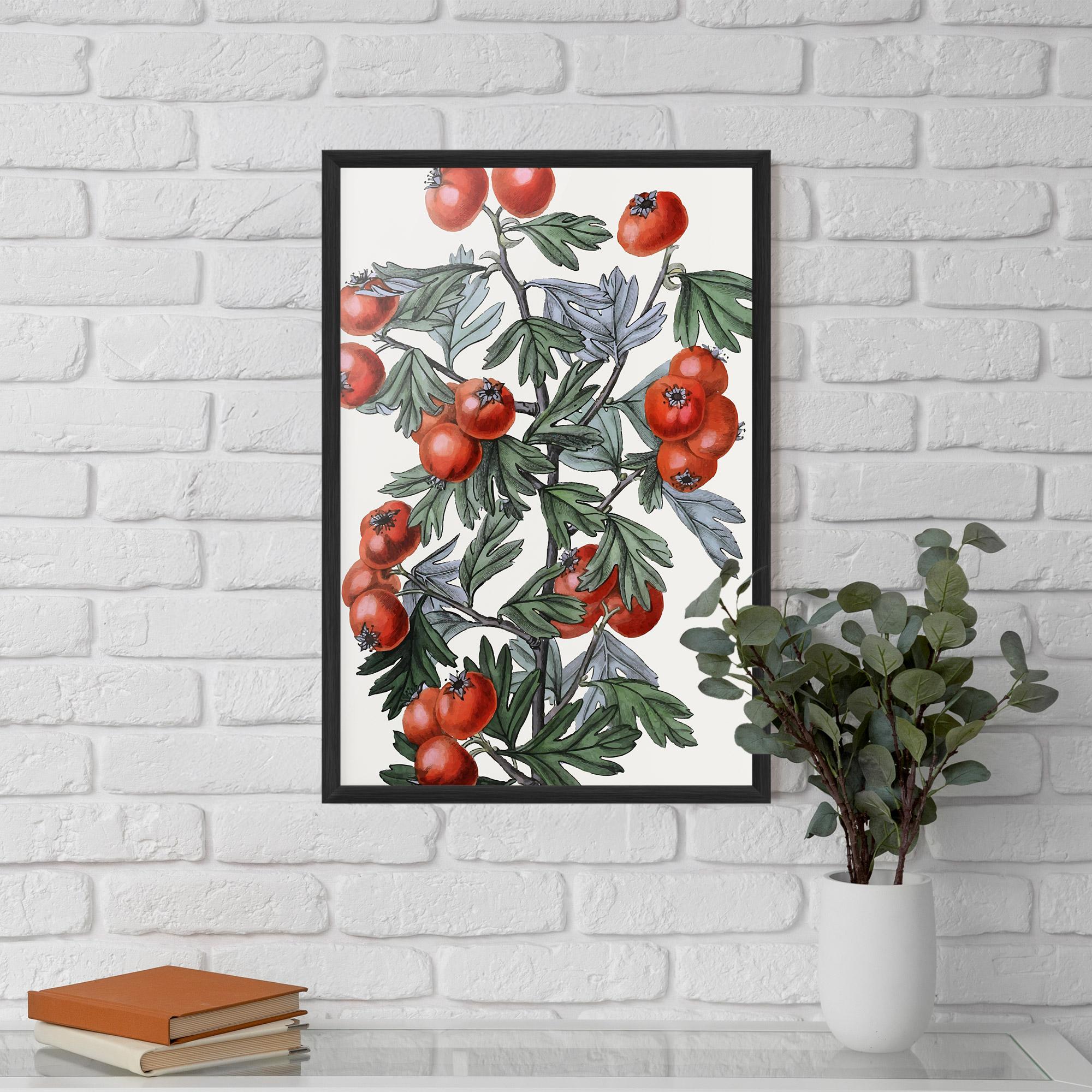 Poster Înrămat Cherry Drawing mockup 5