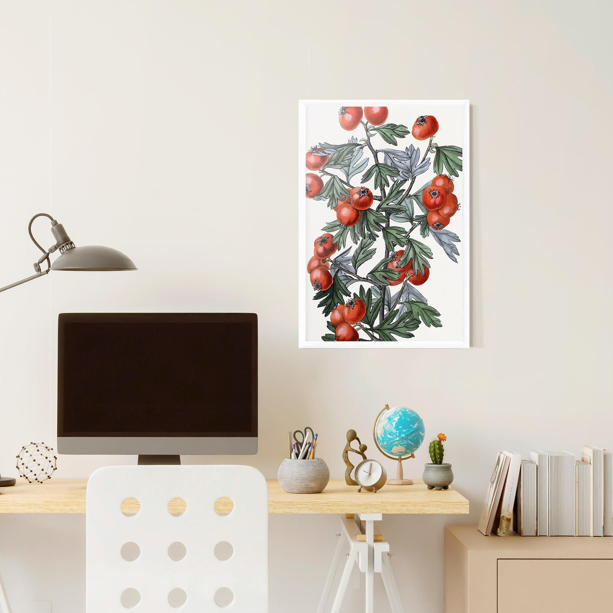 Poster Înrămat Cherry Drawing mockup 6