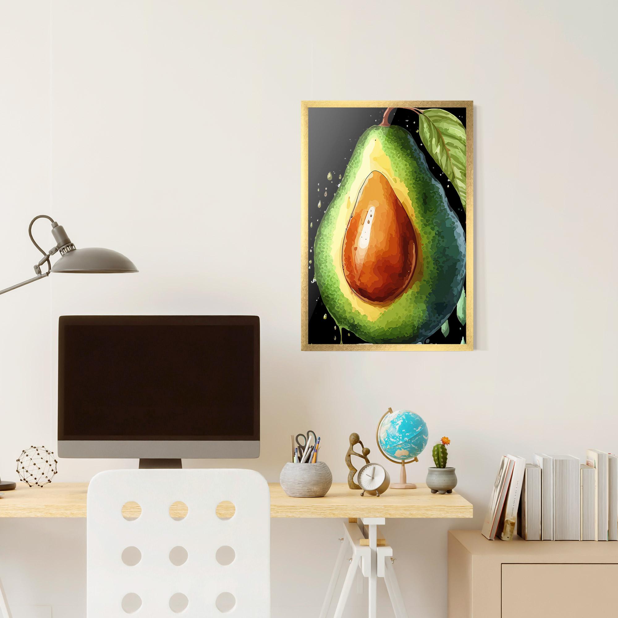 Poster Înrămat Avocado Art mockup 6