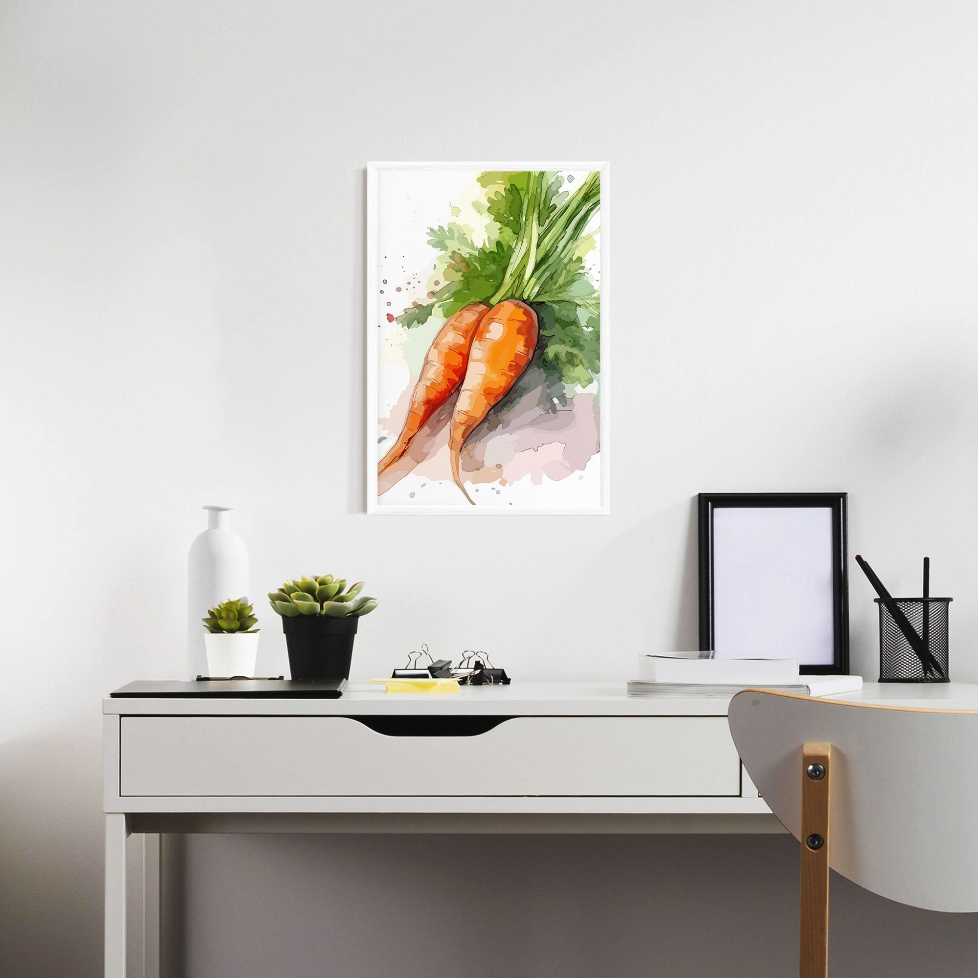 Carrot Watercolor mockup 7