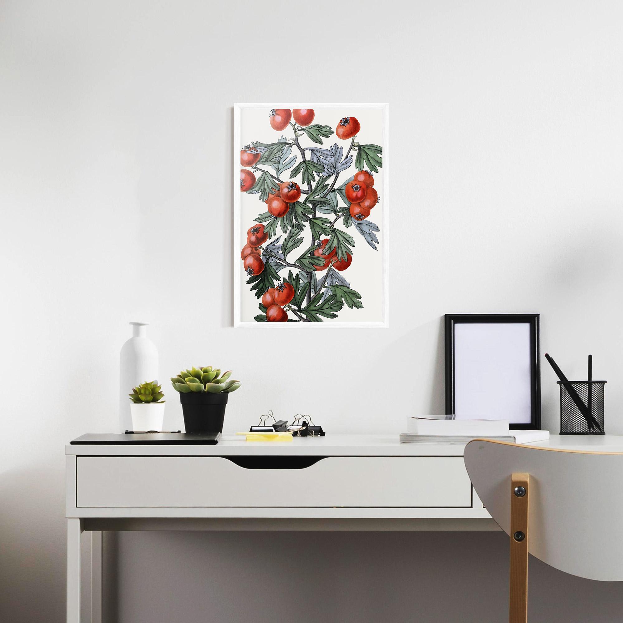 Poster Înrămat Cherry Drawing mockup 7