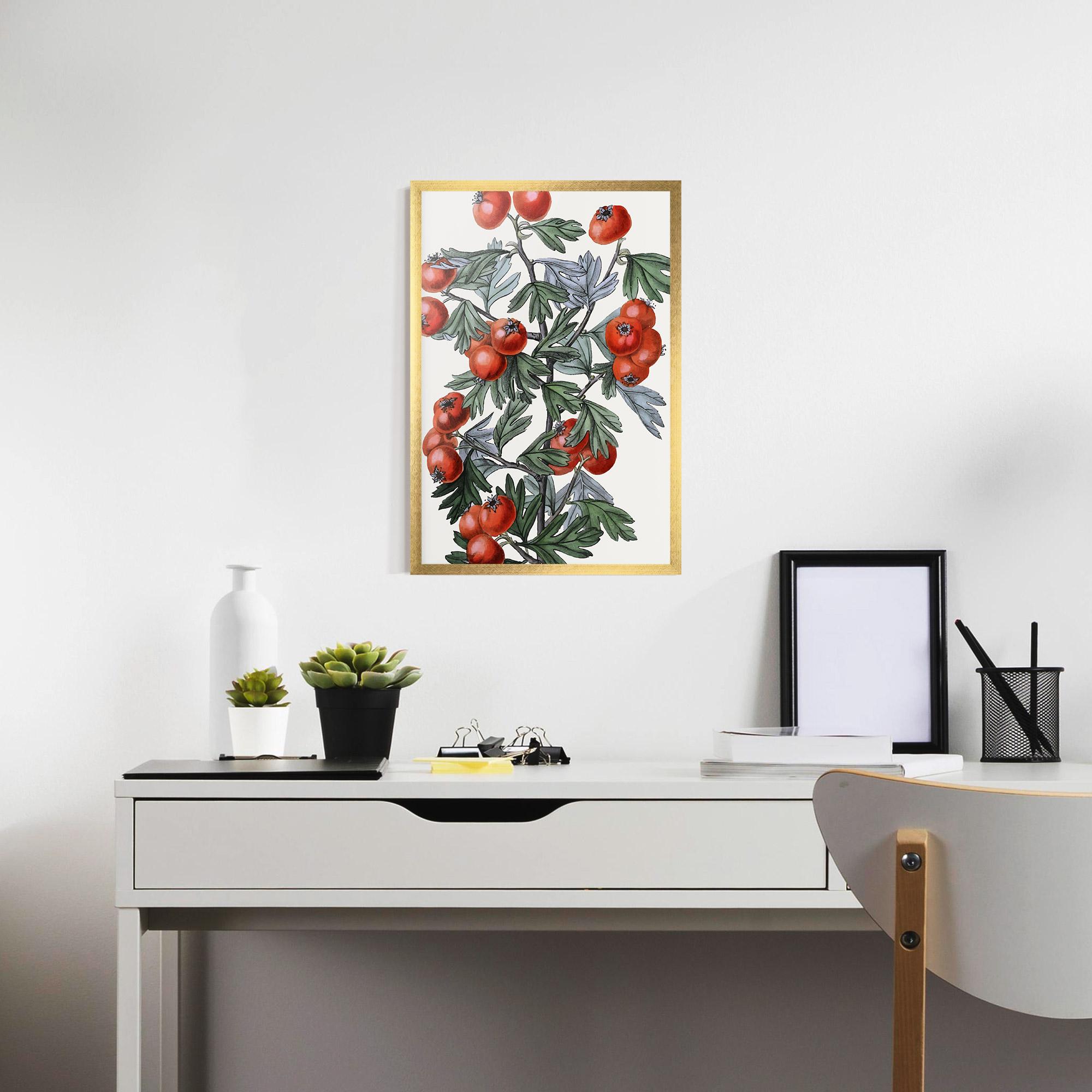 Poster Înrămat Cherry Drawing mockup 7