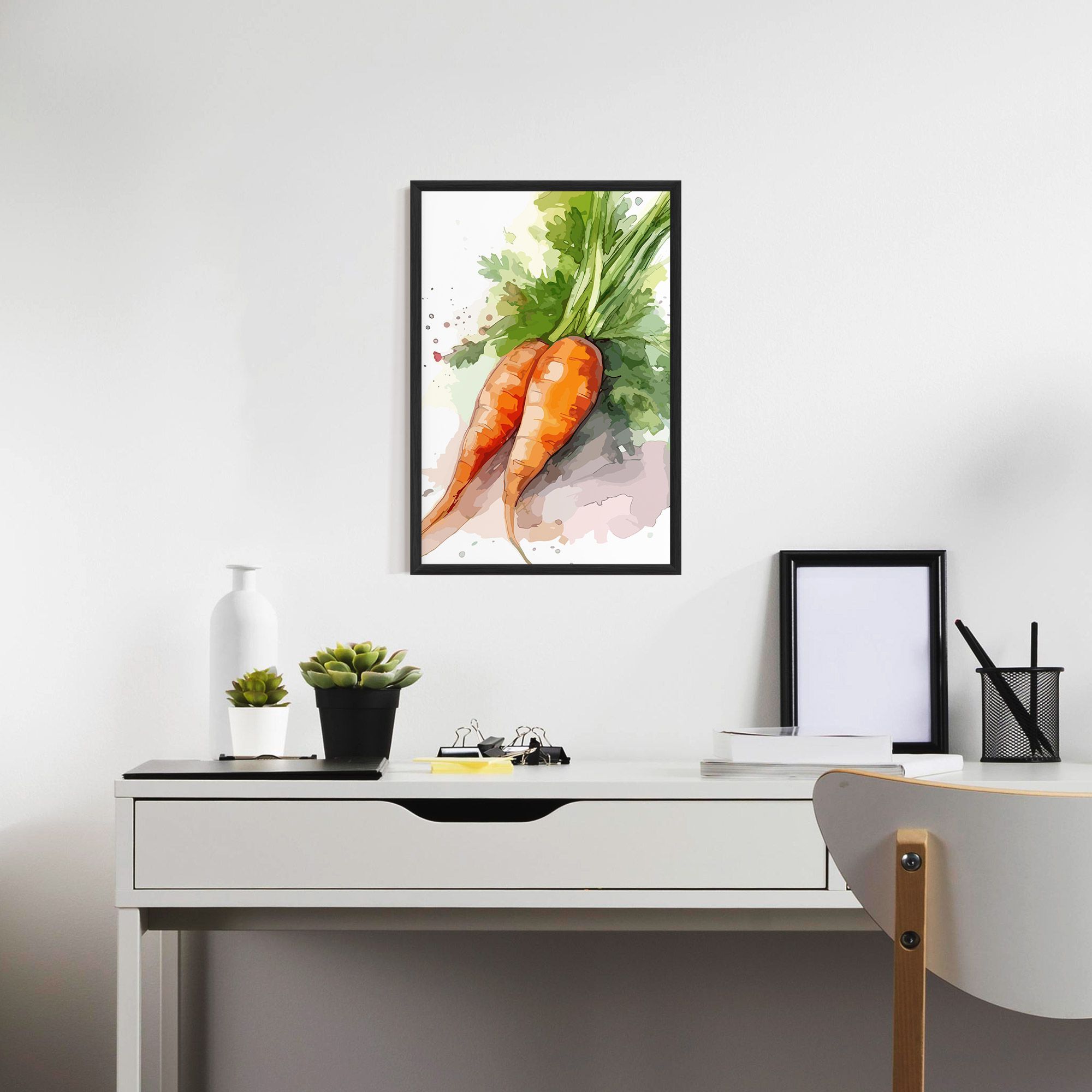 Carrot Watercolor mockup 7