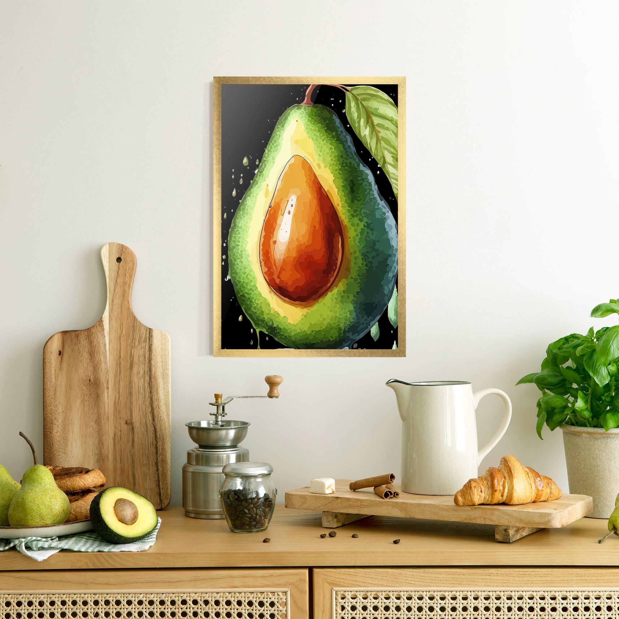 Poster Înrămat Avocado Art mockup 8