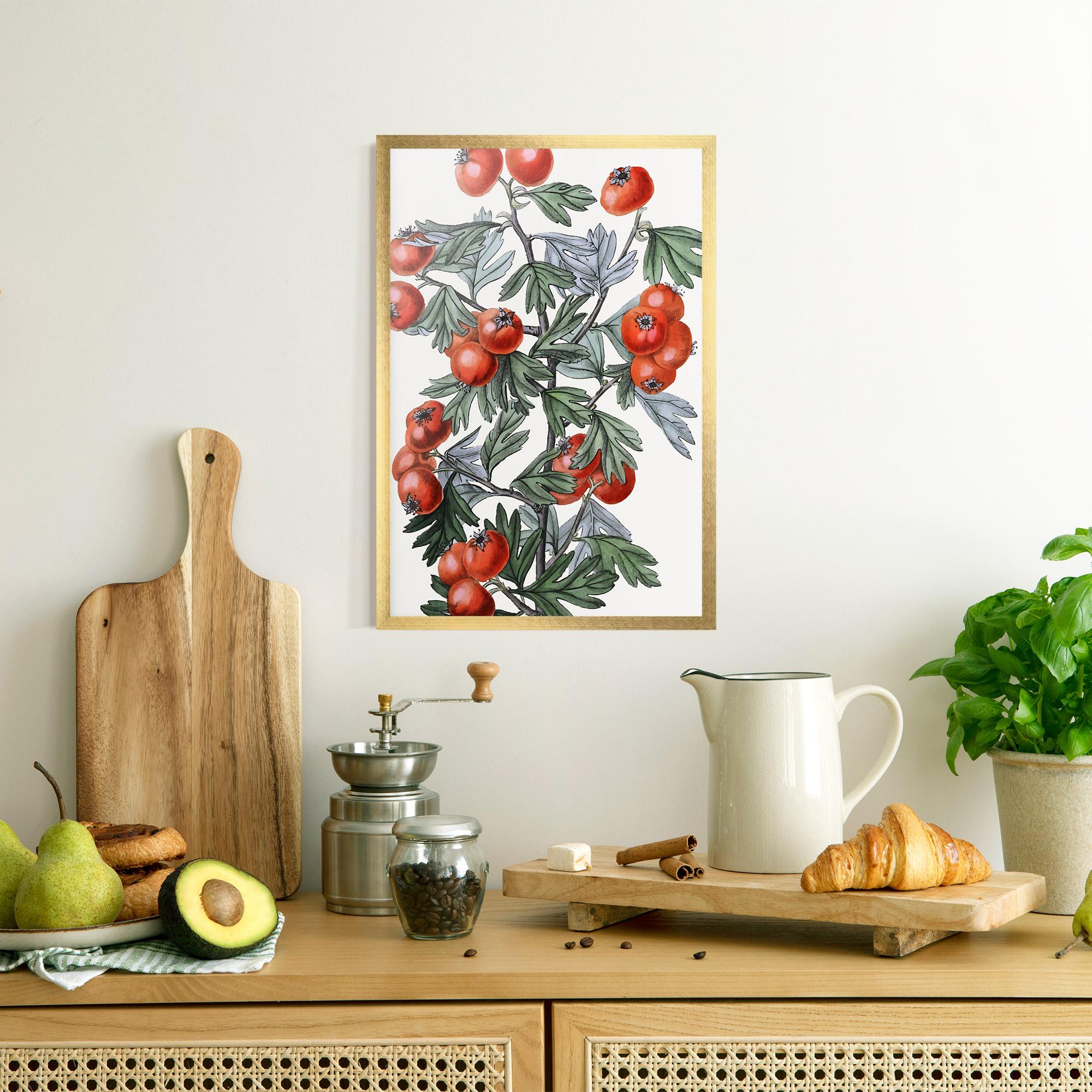 Poster Înrămat Cherry Drawing mockup 8