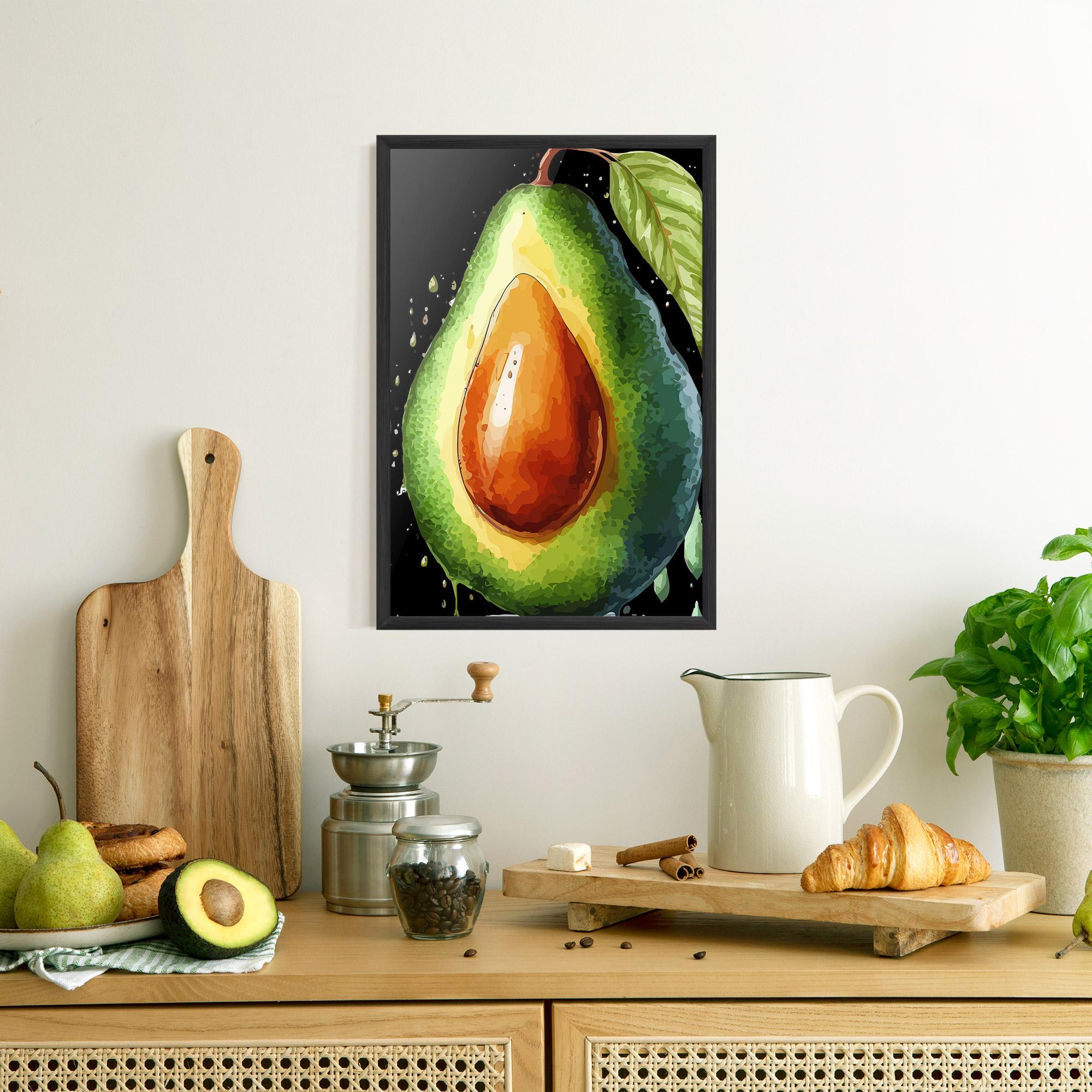 Poster Înrămat Avocado Art mockup 8