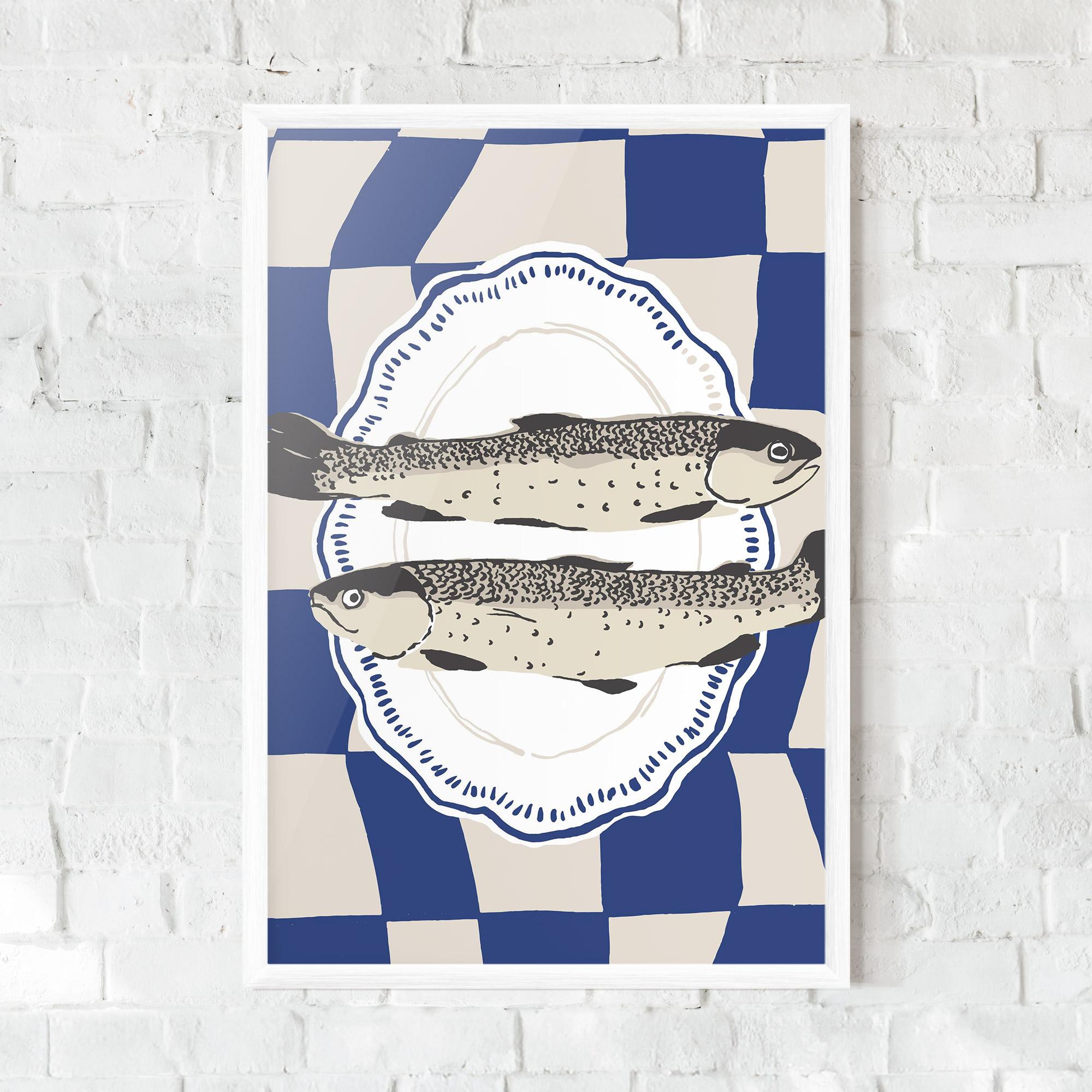 Poster Înrămat Food Fish mockup 0