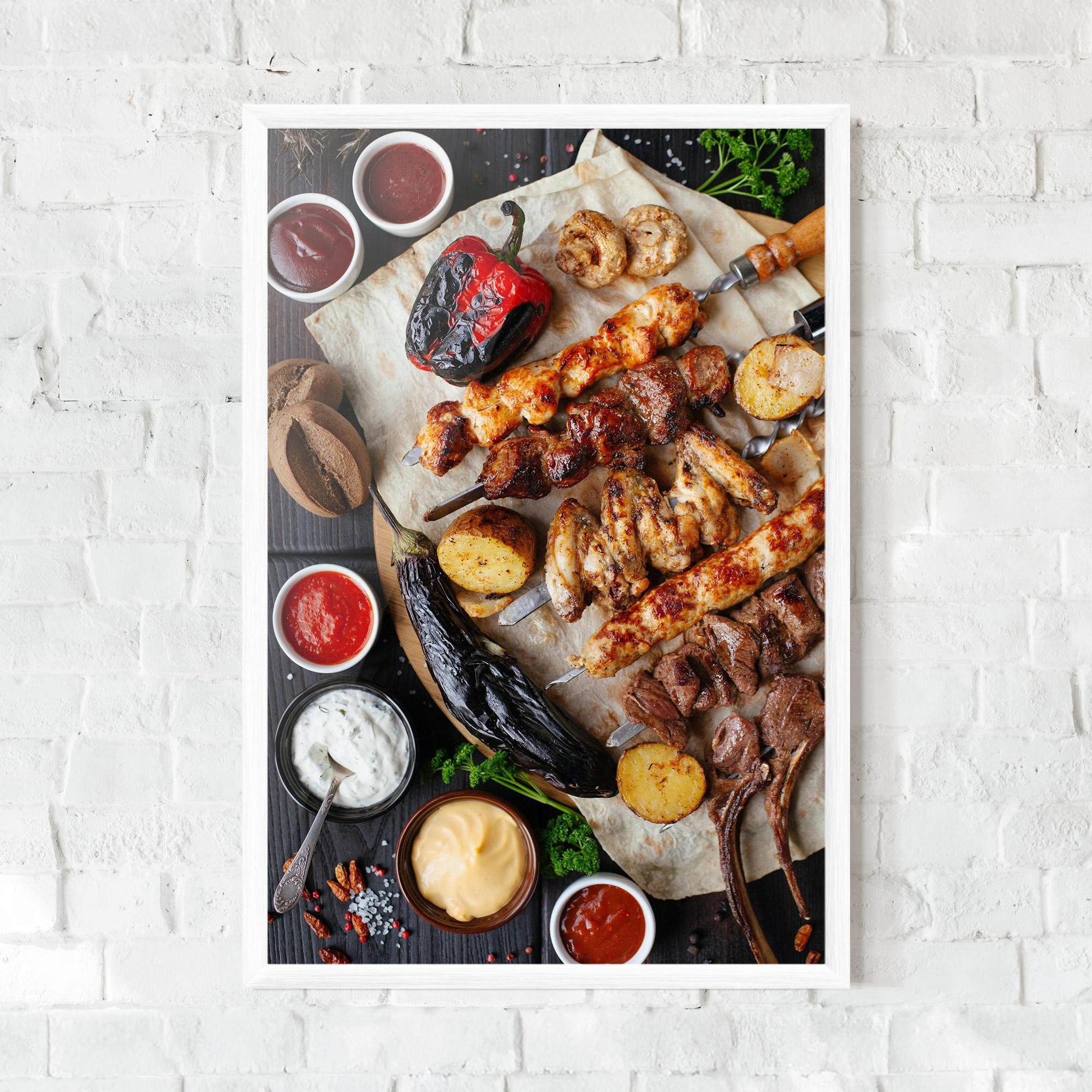 Poster Înrămat Skewers mockup 0