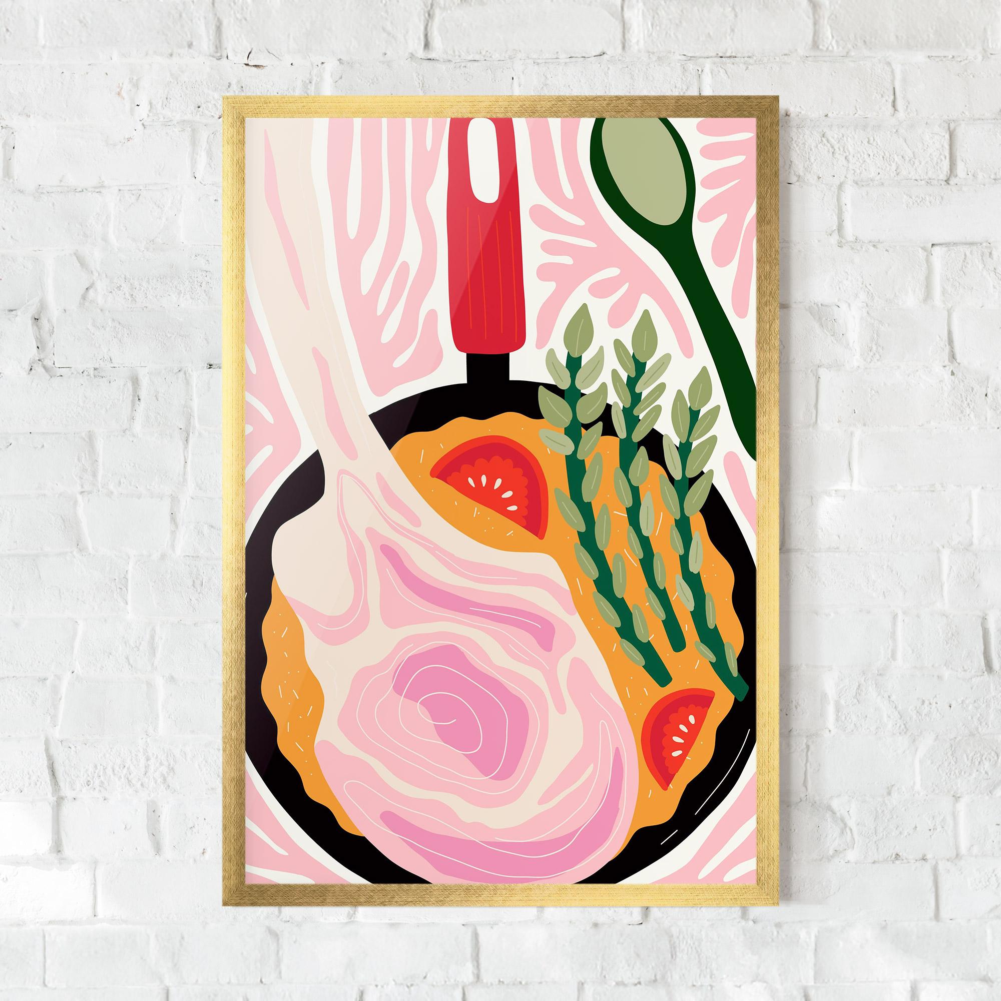 Poster Înrămat Cooking mockup 0