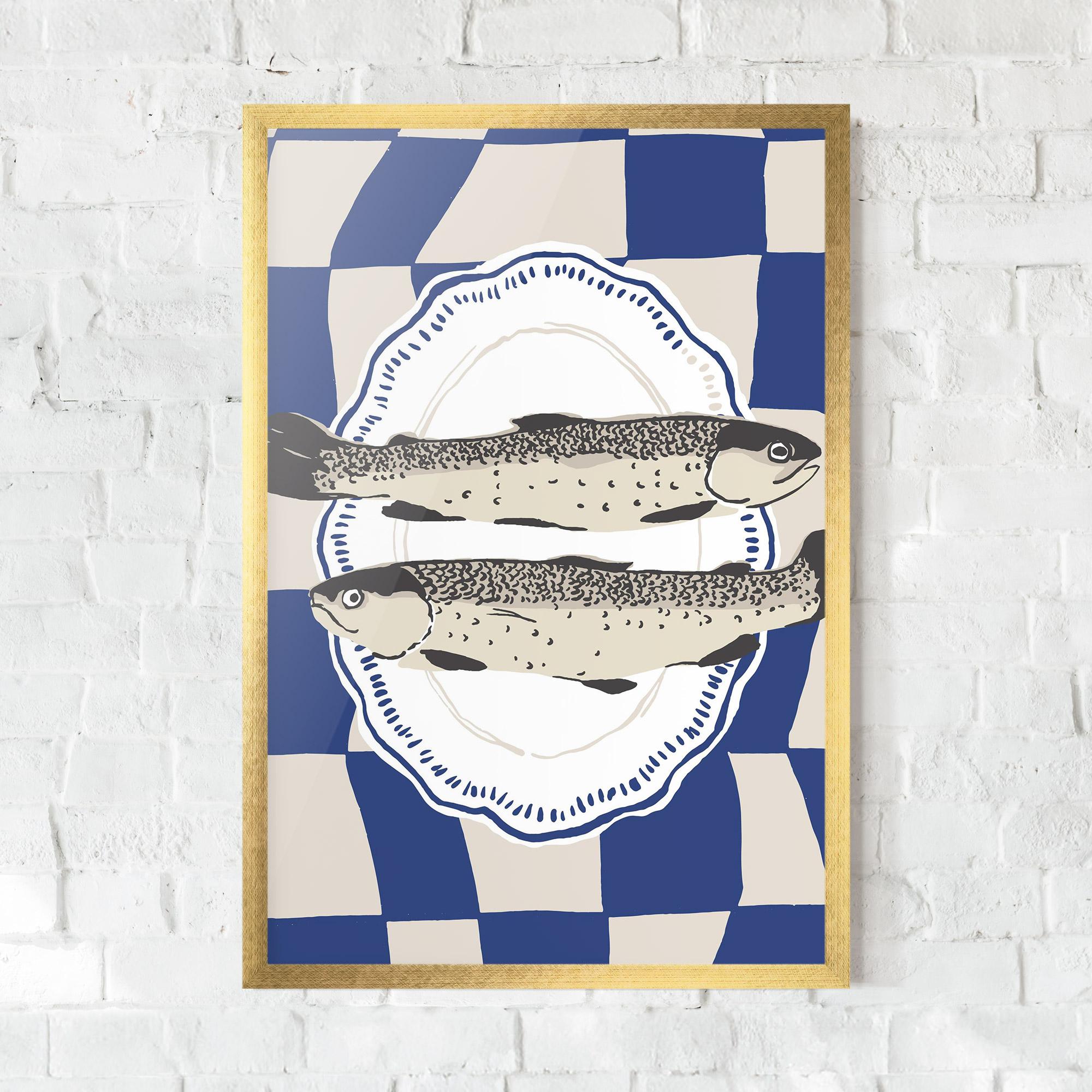 Poster Înrămat Food Fish mockup 0