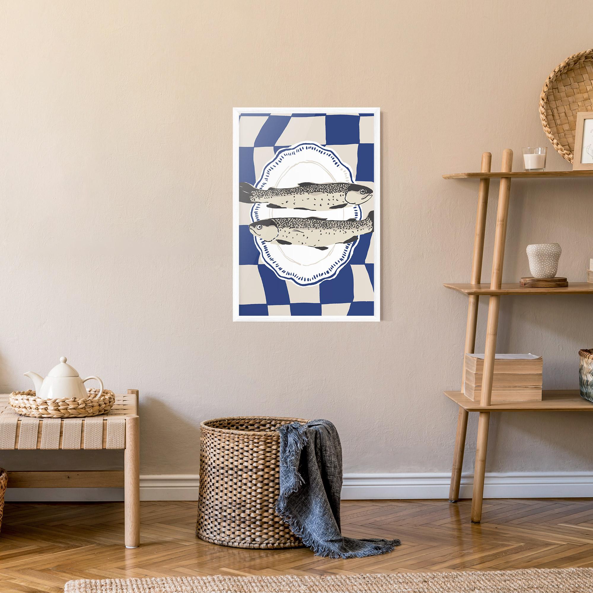 Poster Înrămat Food Fish mockup 9