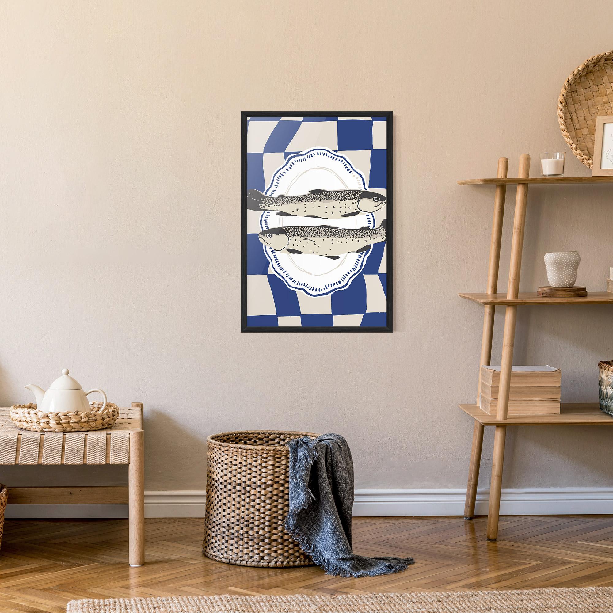 Poster Înrămat Food Fish mockup 9