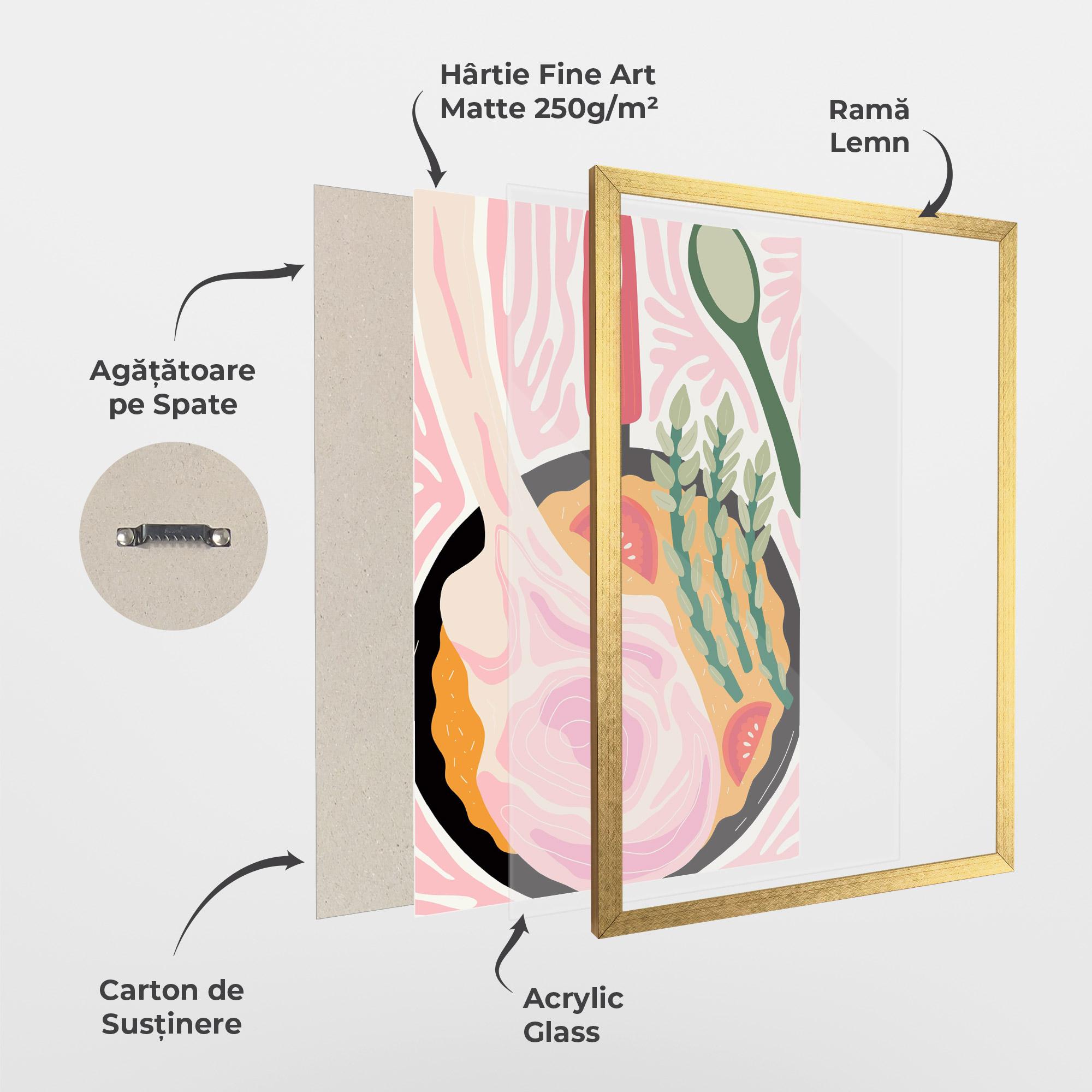 Poster Înrămat Cooking mockup 1