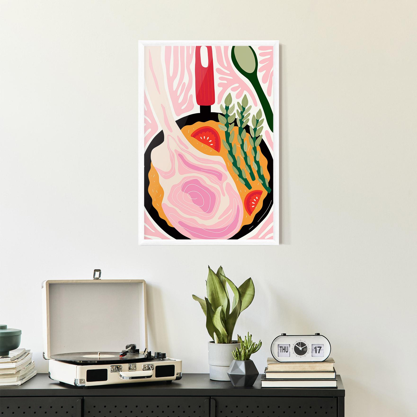 Poster Înrămat Cooking mockup 2