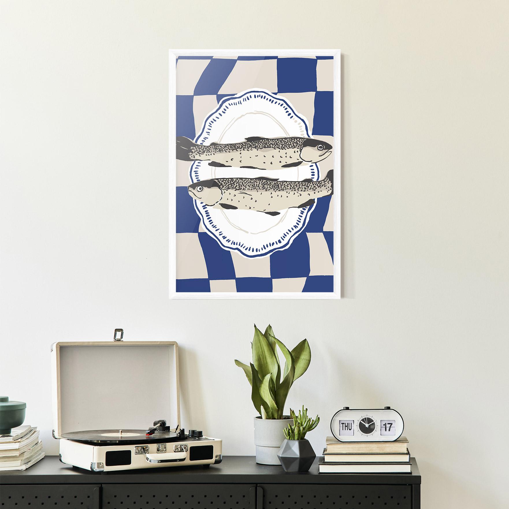 Poster Înrămat Food Fish mockup 2