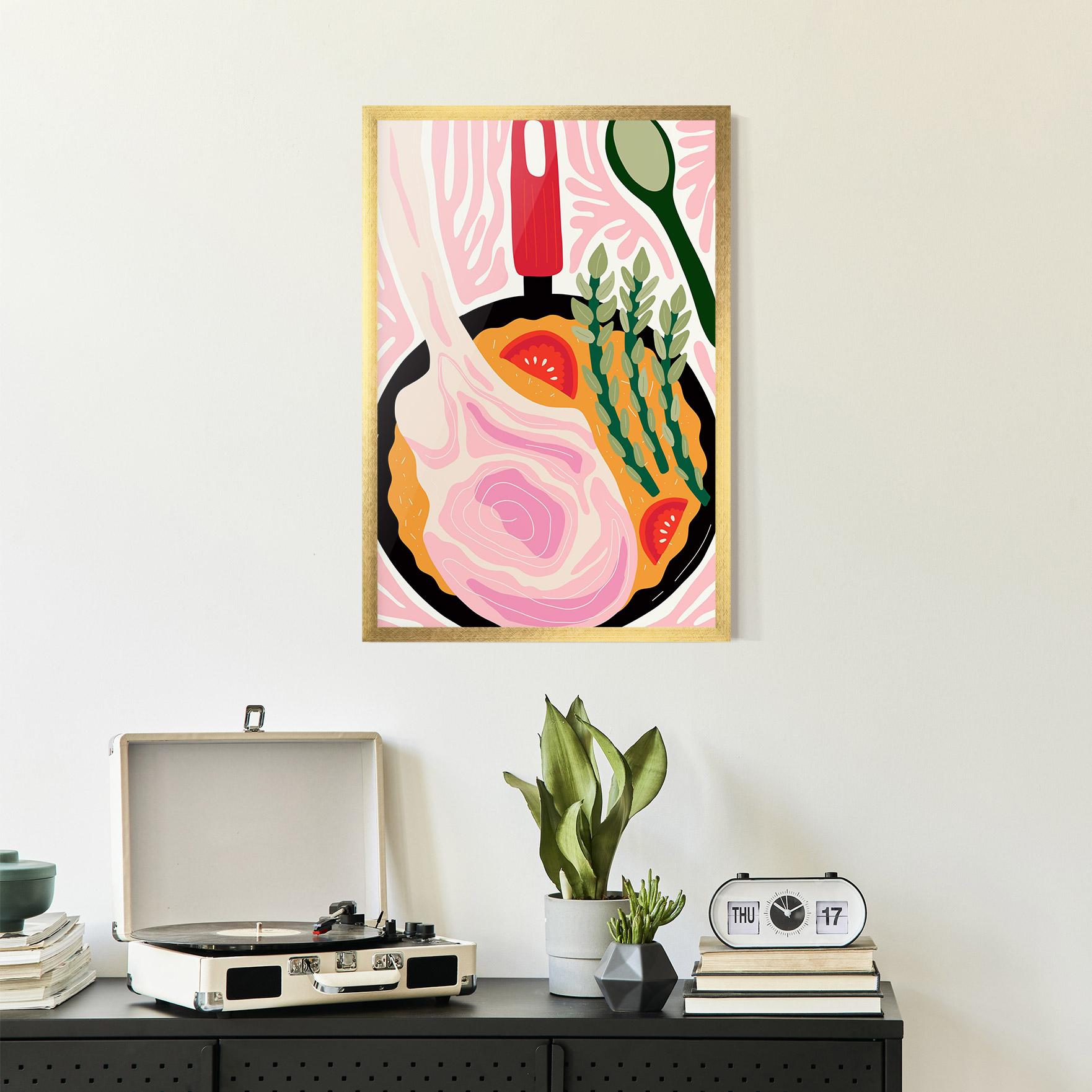 Poster Înrămat Cooking mockup 2