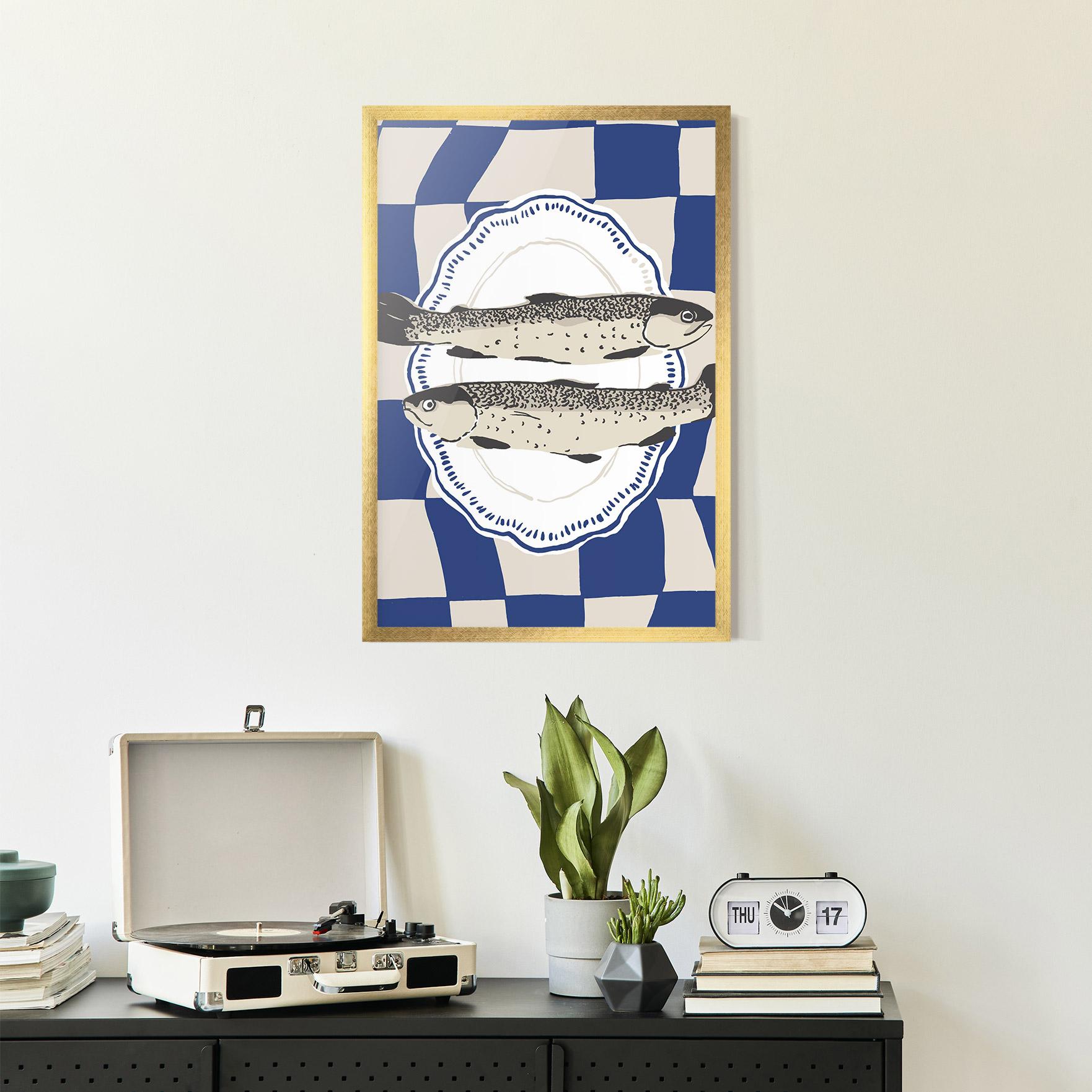 Poster Înrămat Food Fish mockup 2