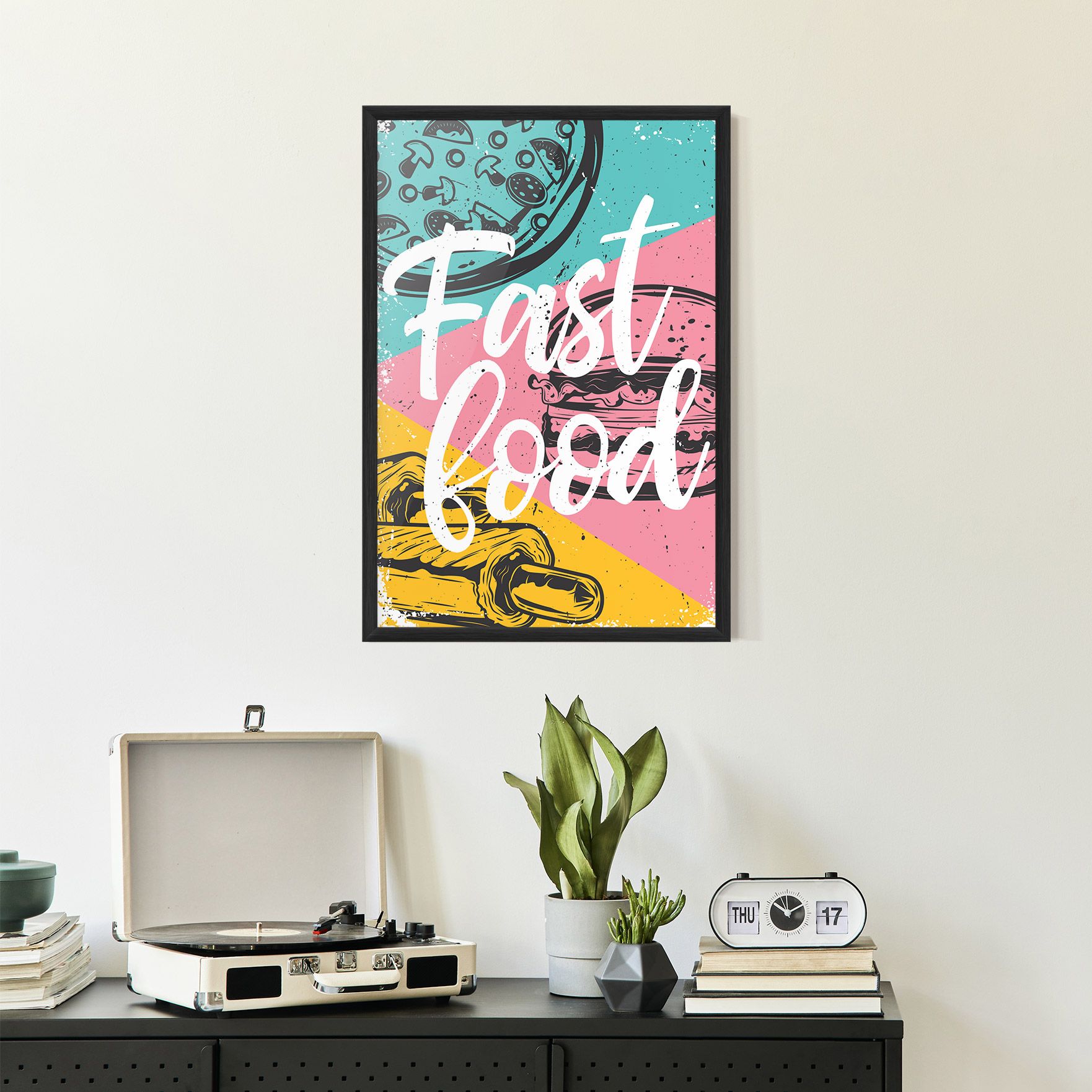 Fast Food Pink mockup 2