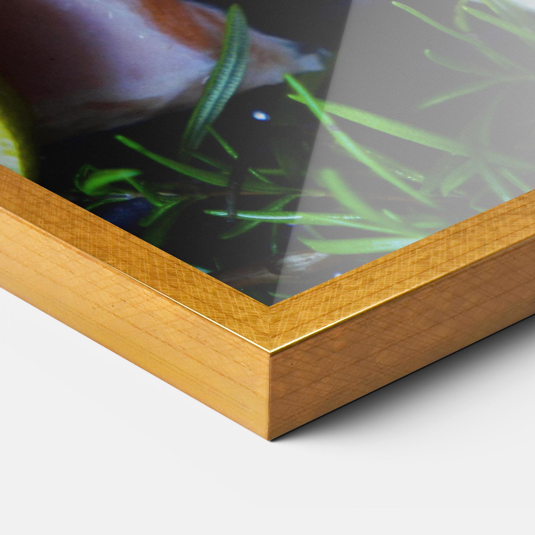 Poster Înrămat Fish With Lemons mockup 3