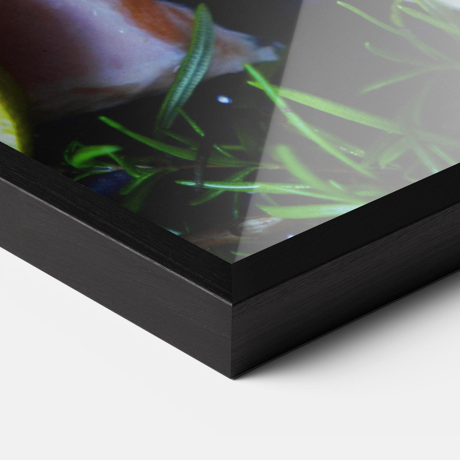 Poster Înrămat Fish With Lemons mockup 3