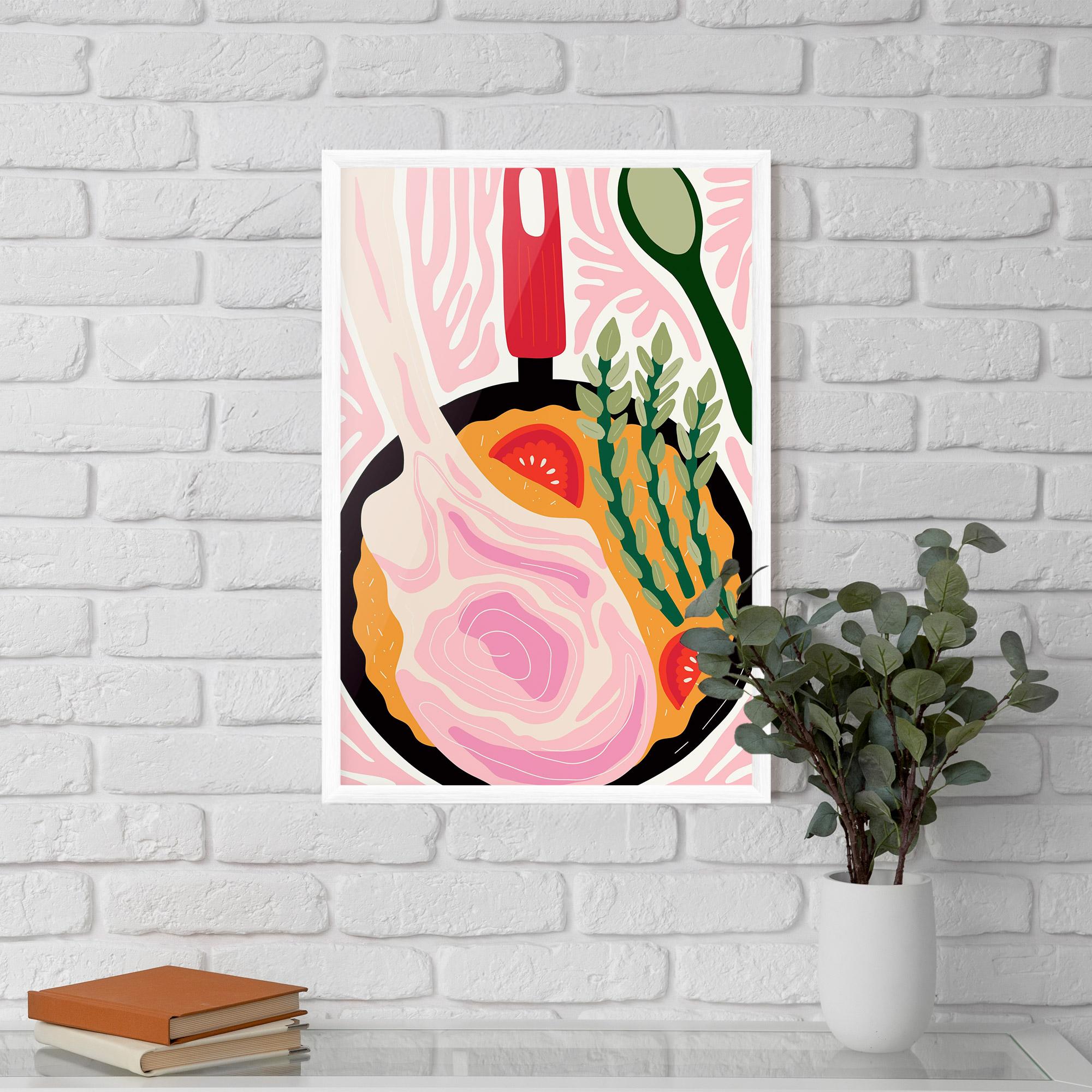 Poster Înrămat Cooking mockup 5