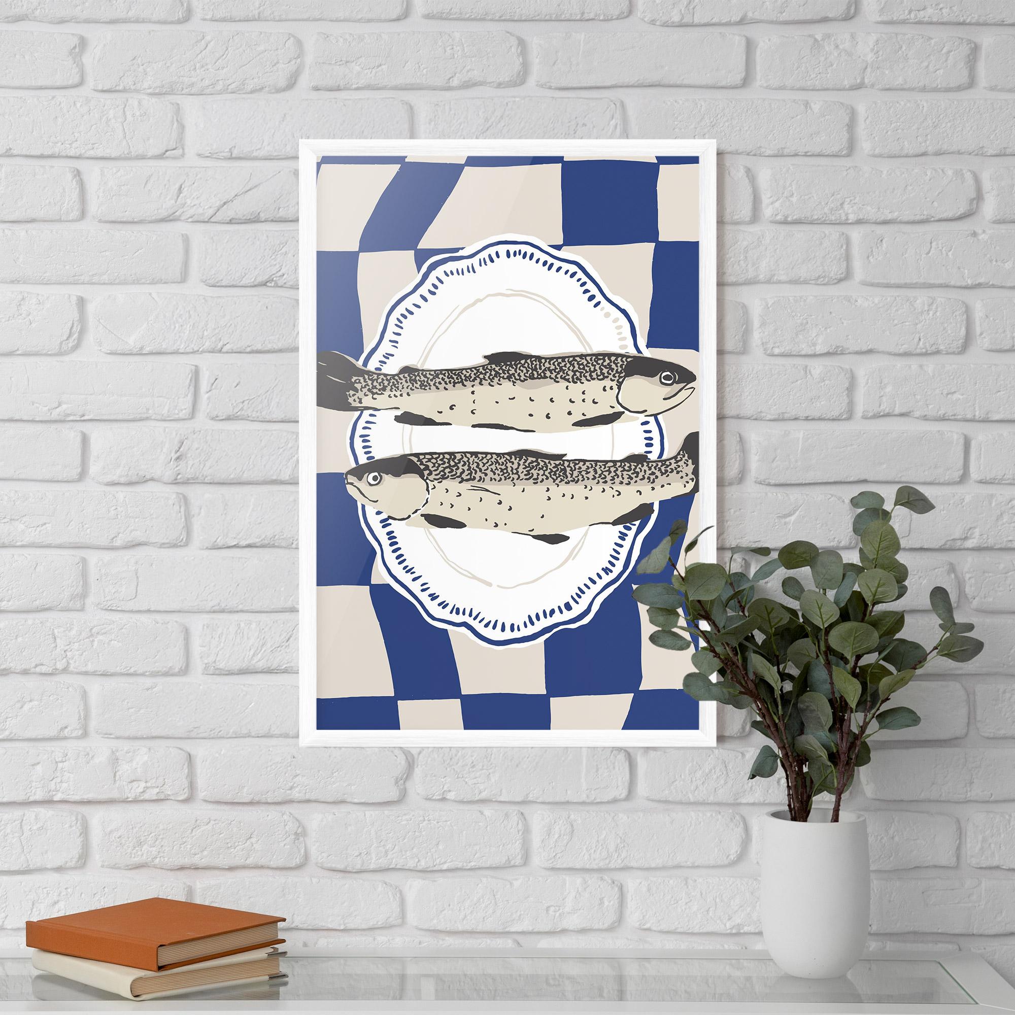 Poster Înrămat Food Fish mockup 5