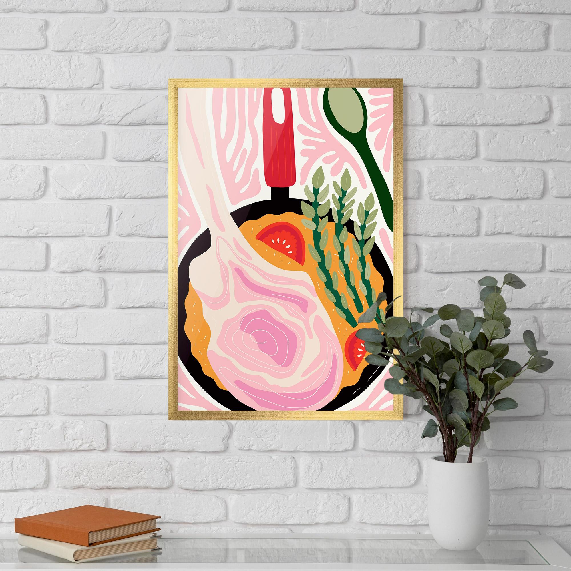 Poster Înrămat Cooking mockup 5