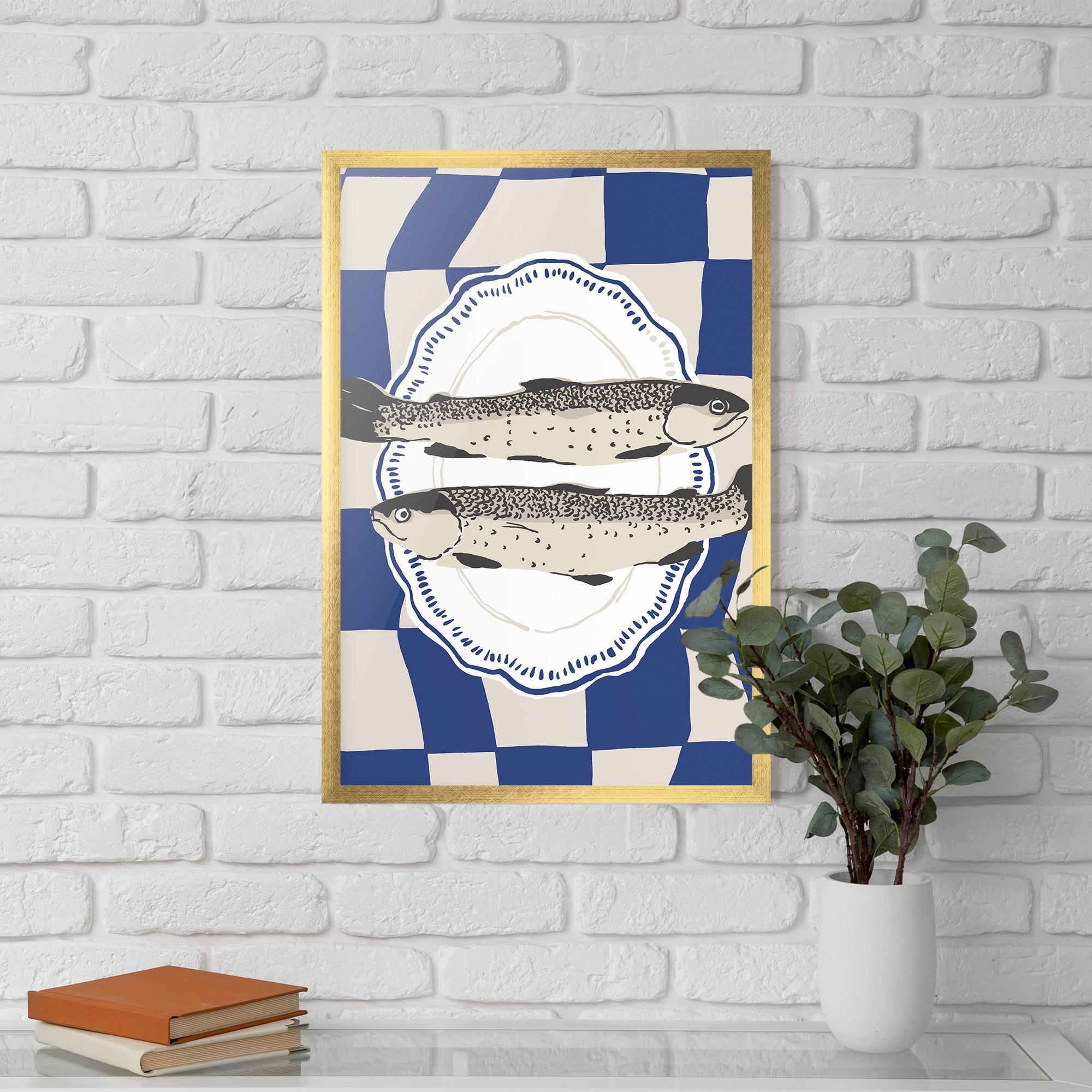 Poster Înrămat Food Fish mockup 5
