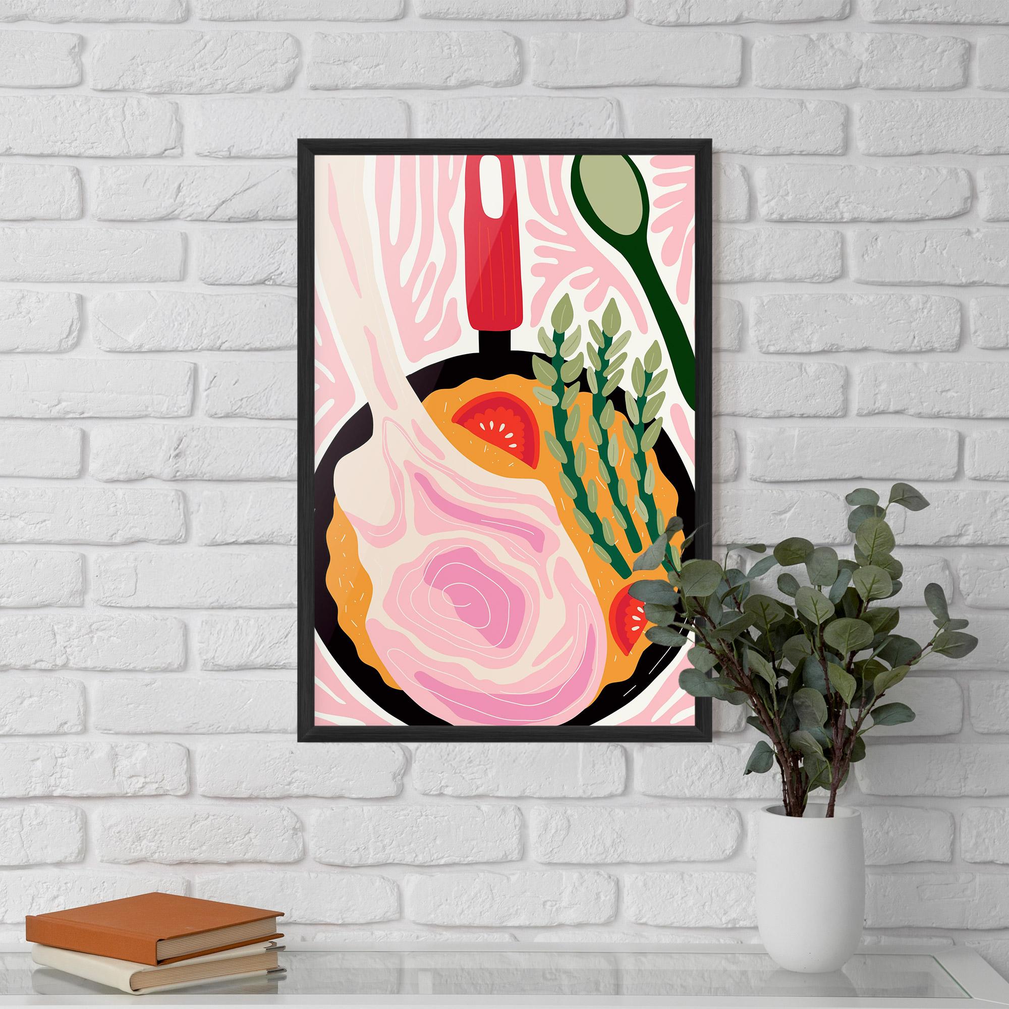 Poster Înrămat Cooking mockup 5