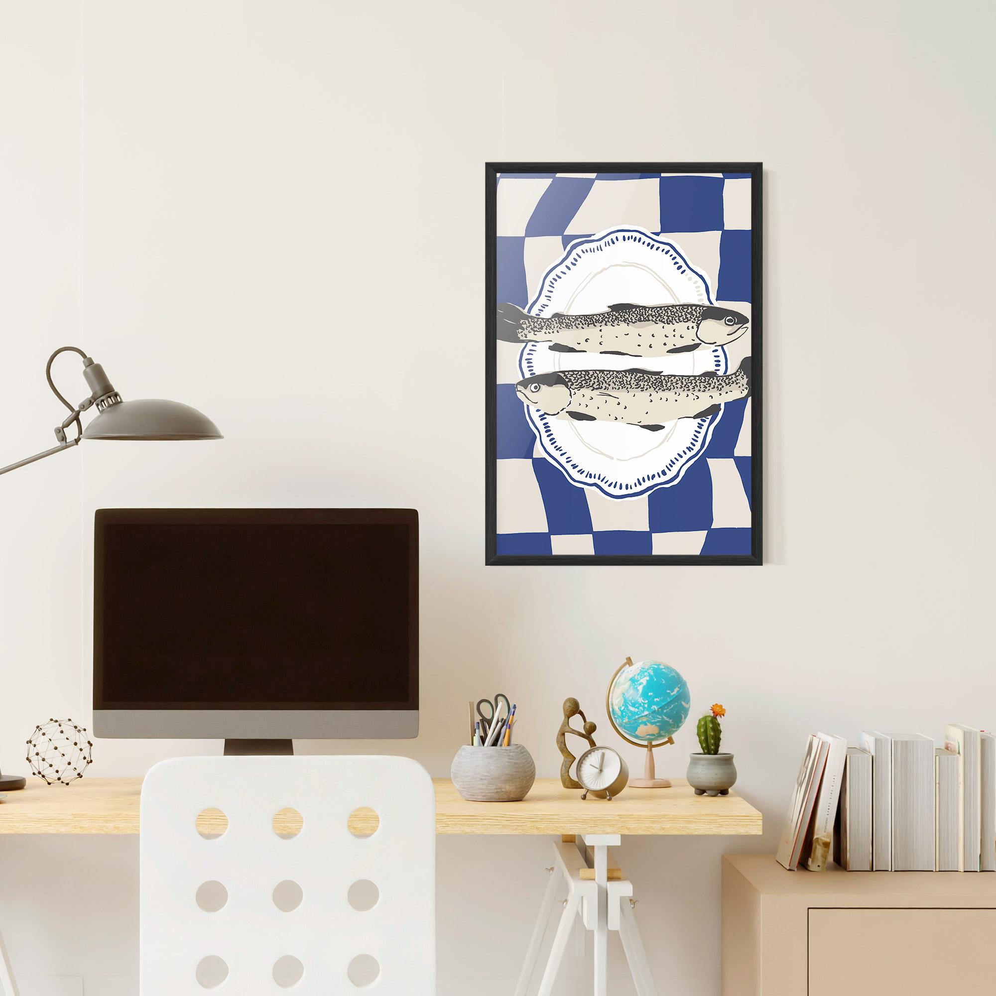 Poster Înrămat Food Fish mockup 6