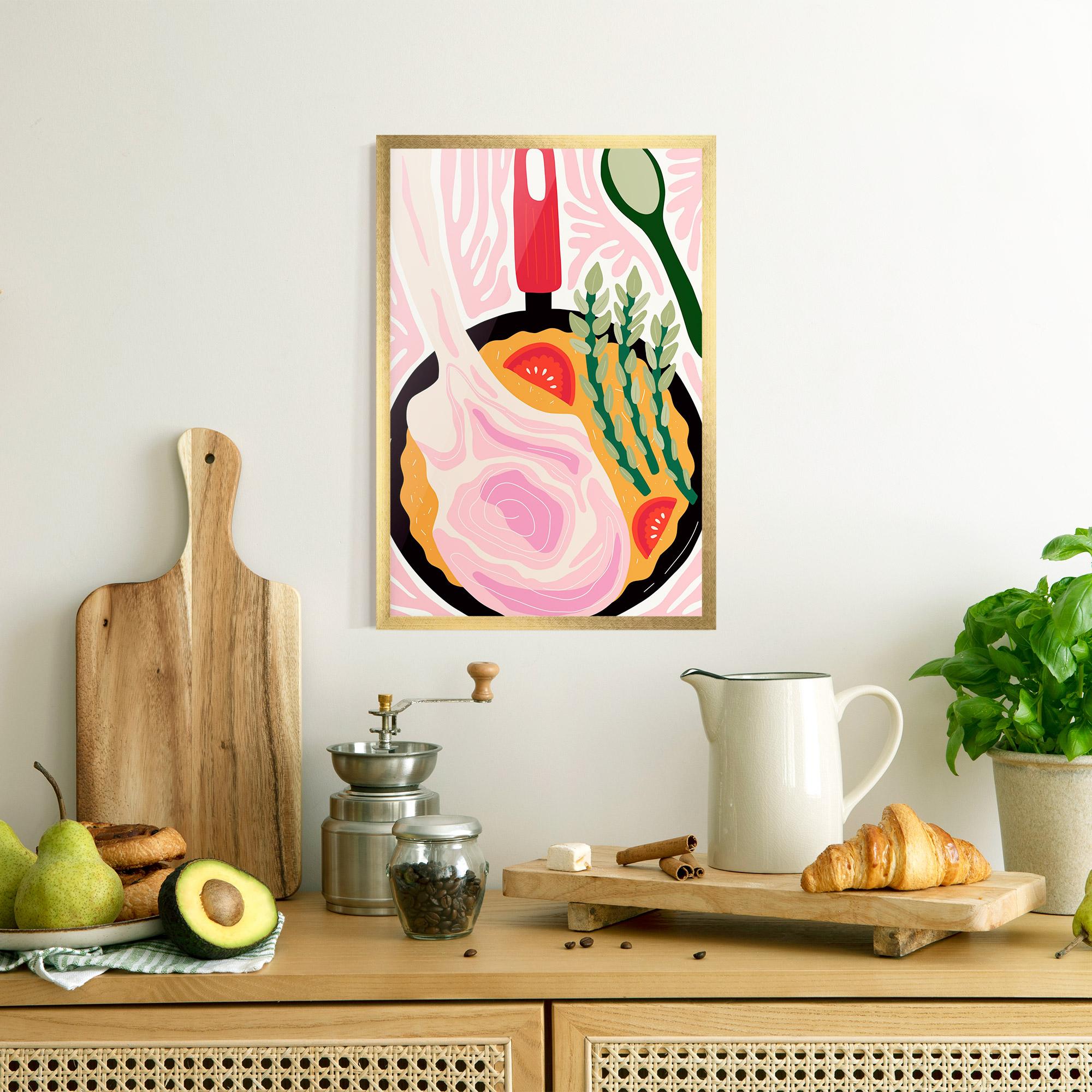 Poster Înrămat Cooking mockup 8