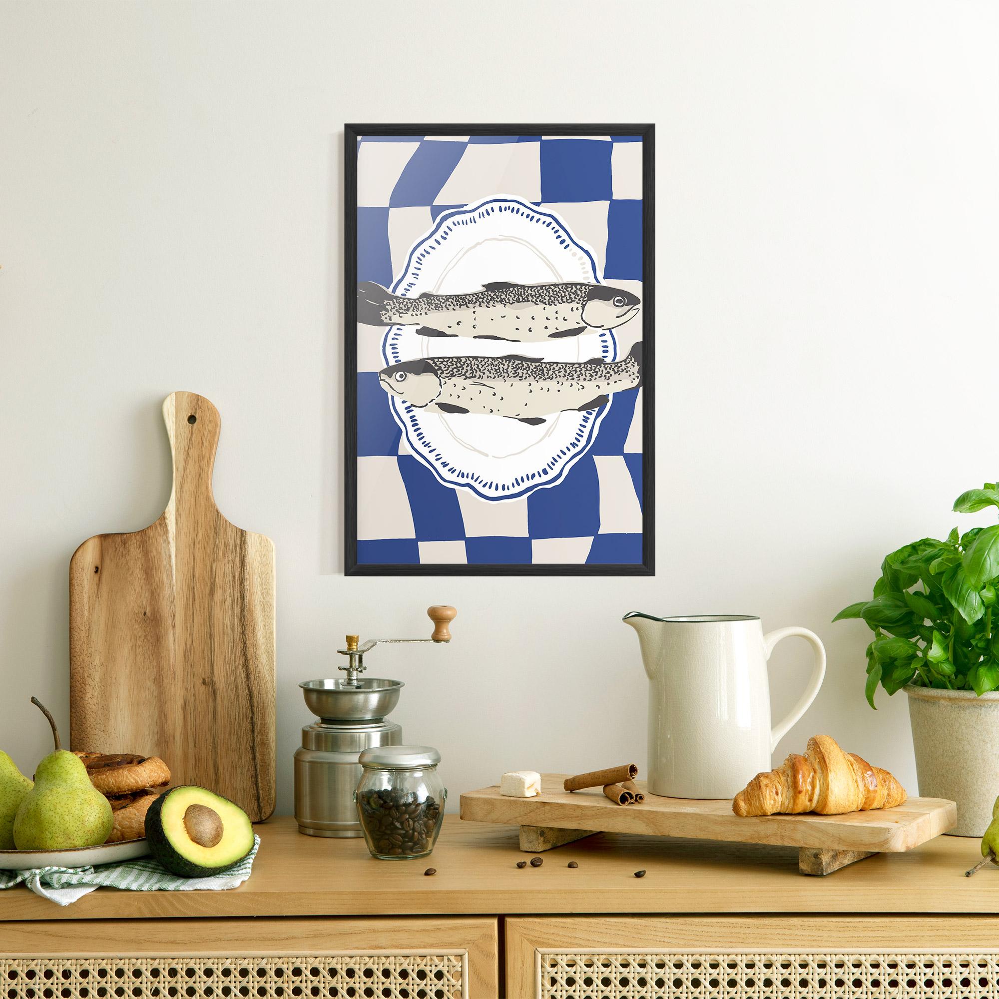 Poster Înrămat Food Fish mockup 8
