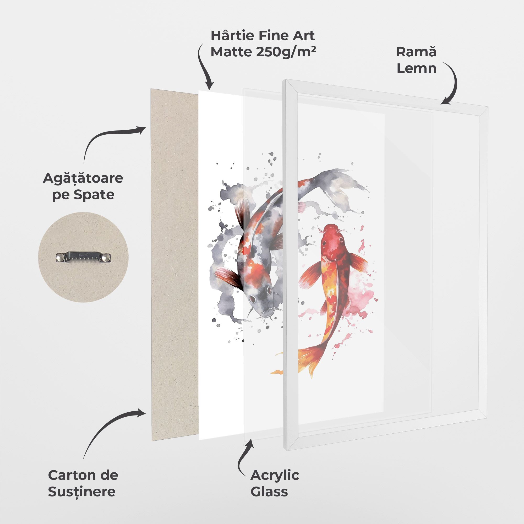 Beautiful Koi mockup 1