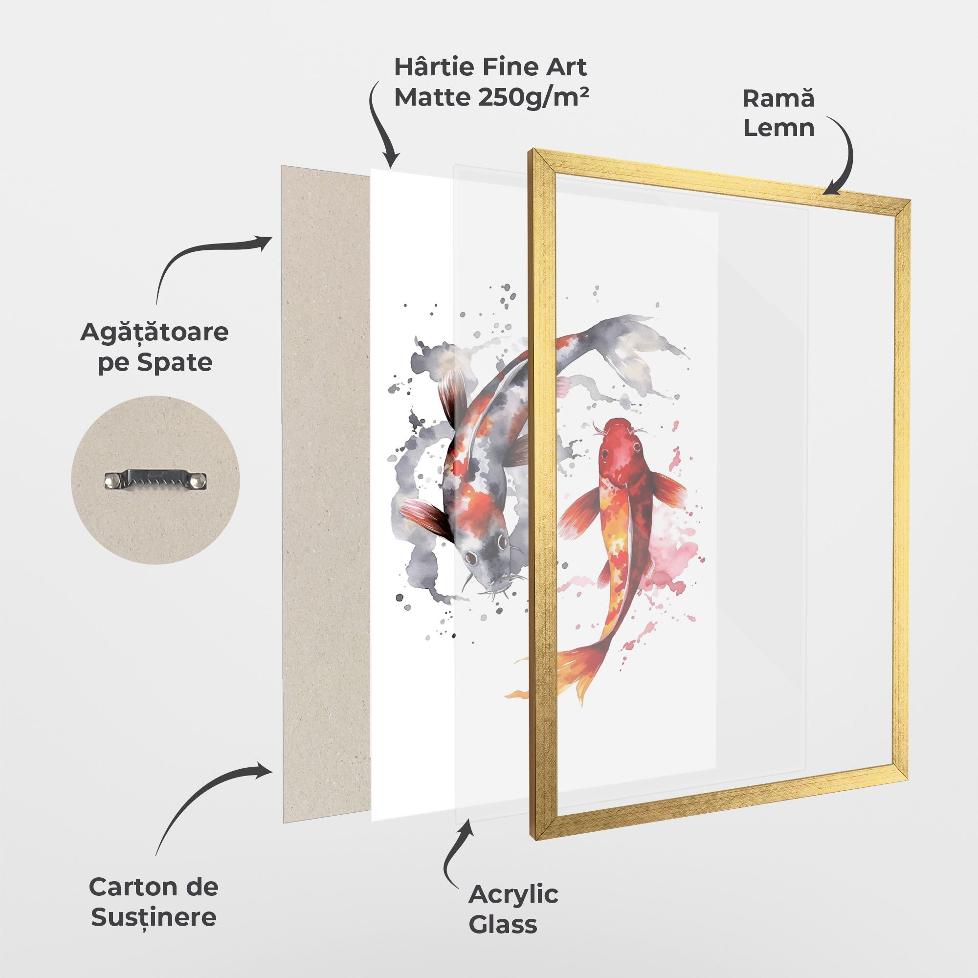 Beautiful Koi mockup 1