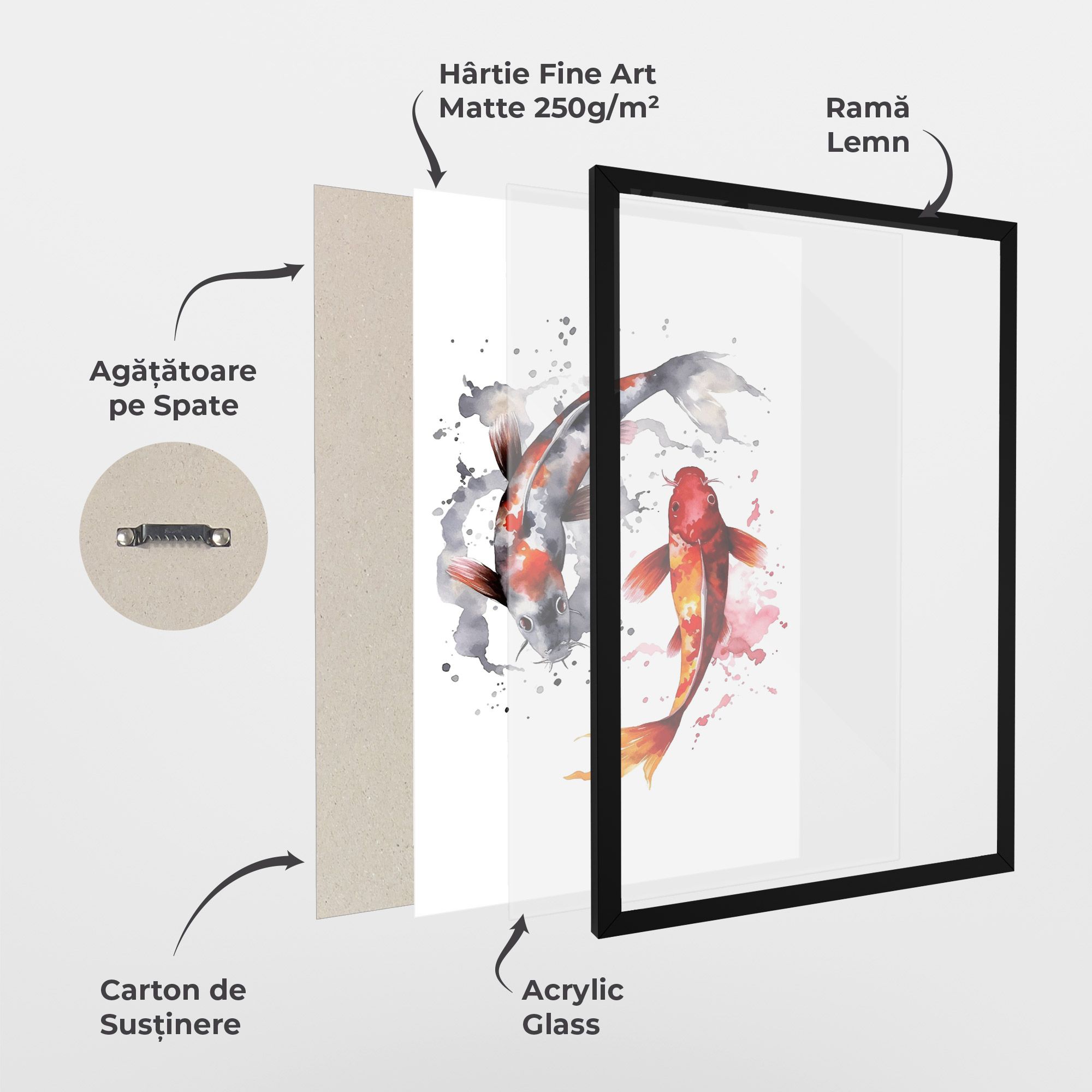Beautiful Koi mockup 1