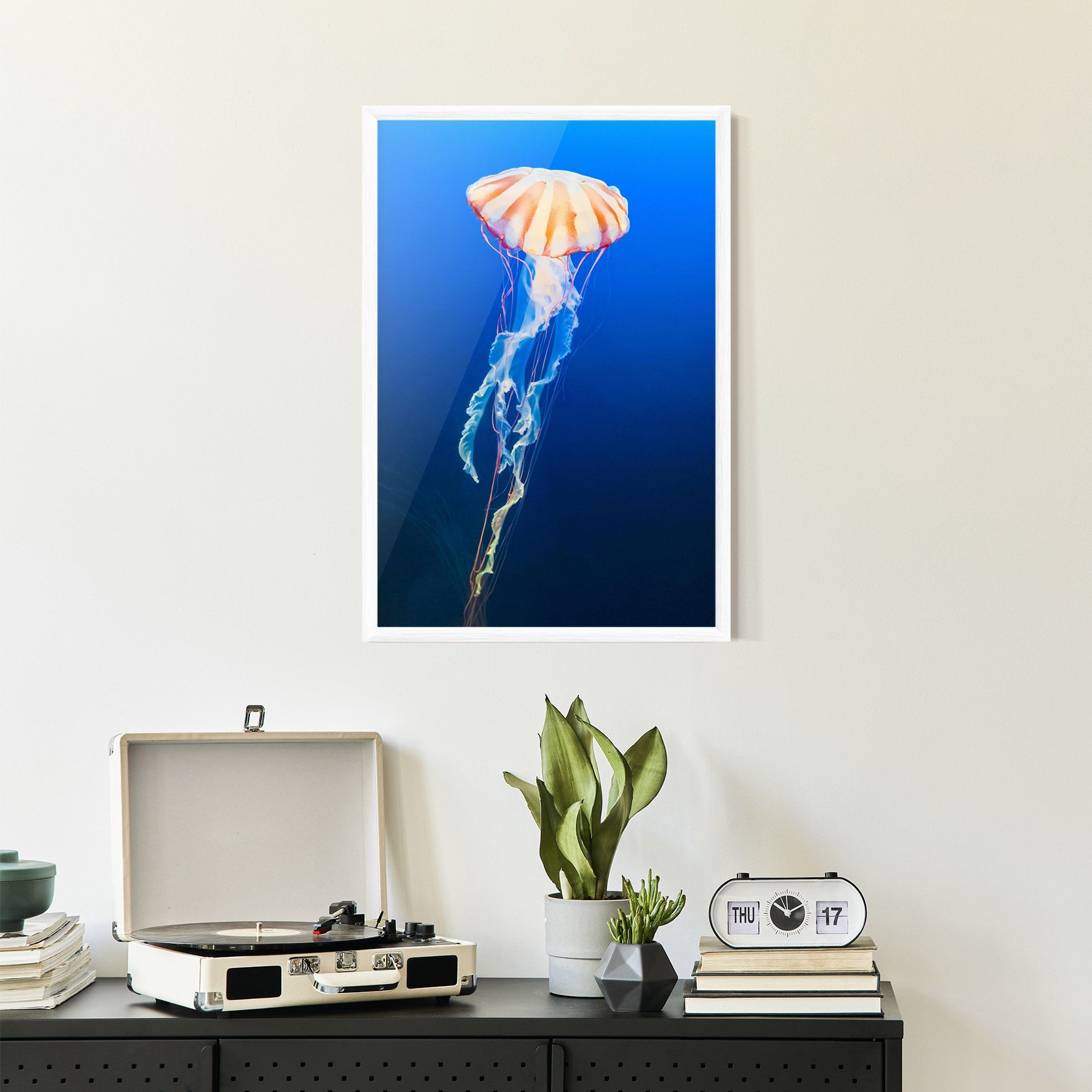 Cream Jellyfish mockup 2