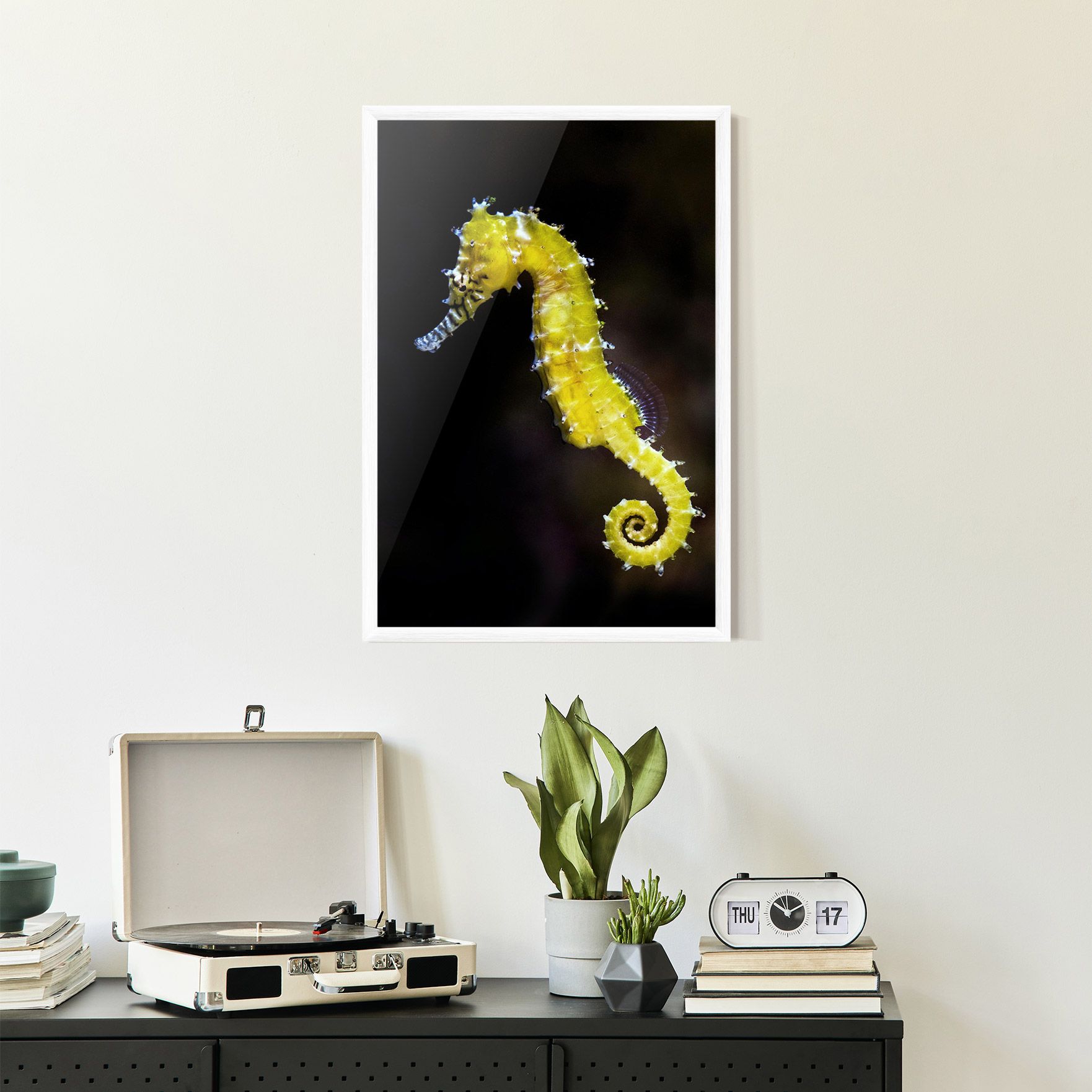 Yellow Seahorse mockup 2