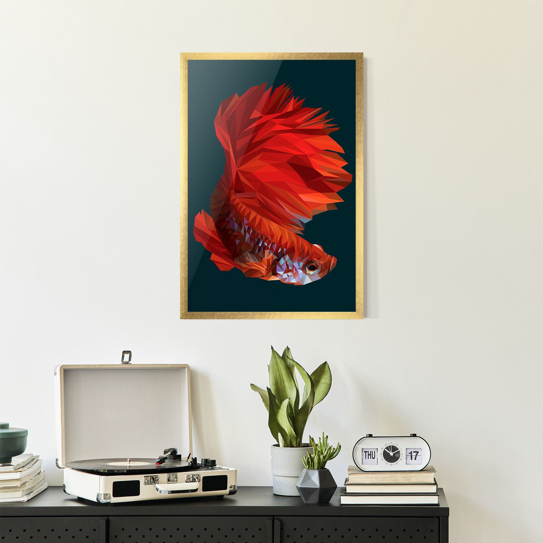 Orange Fish mockup 2