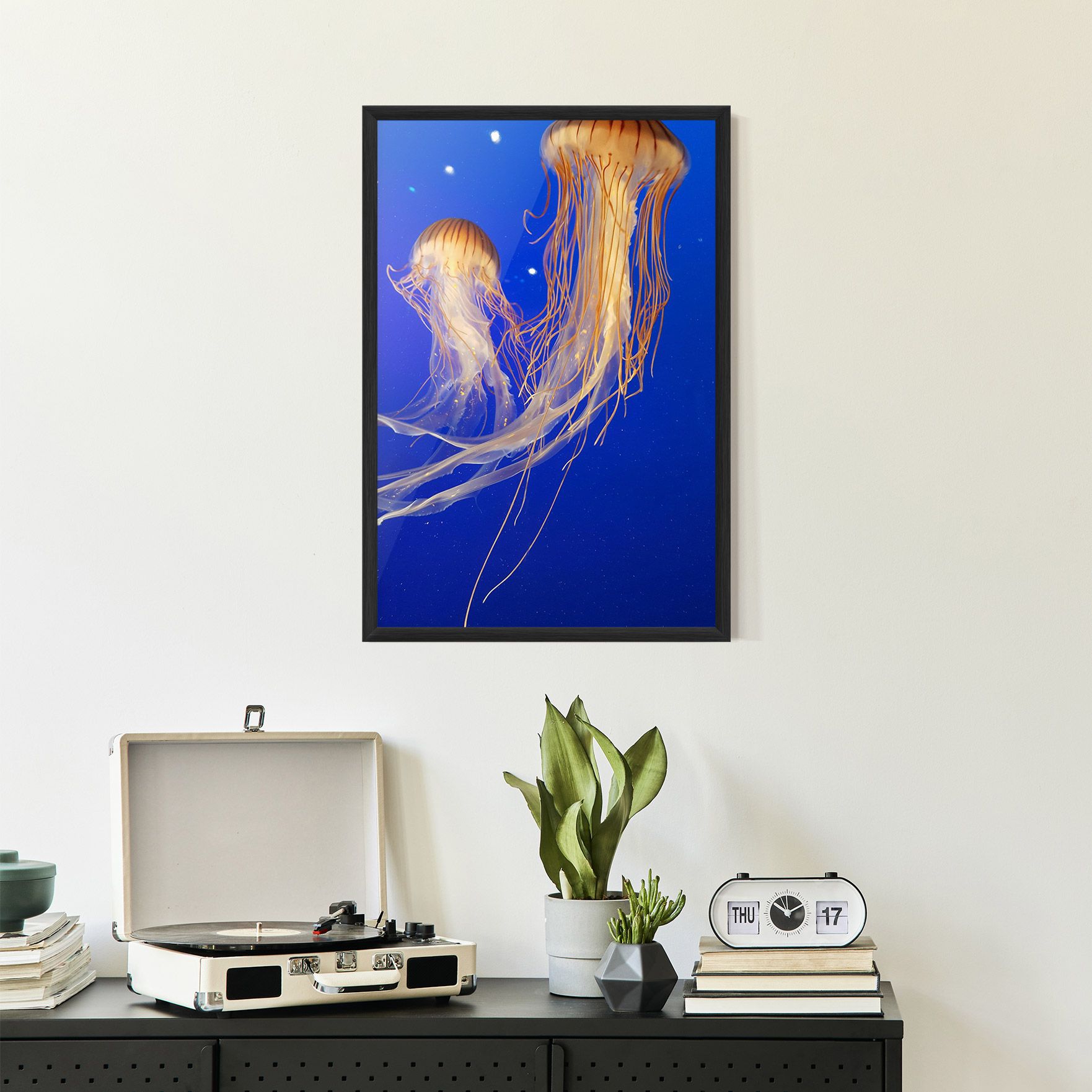 Light Orange Jellyfish mockup 2