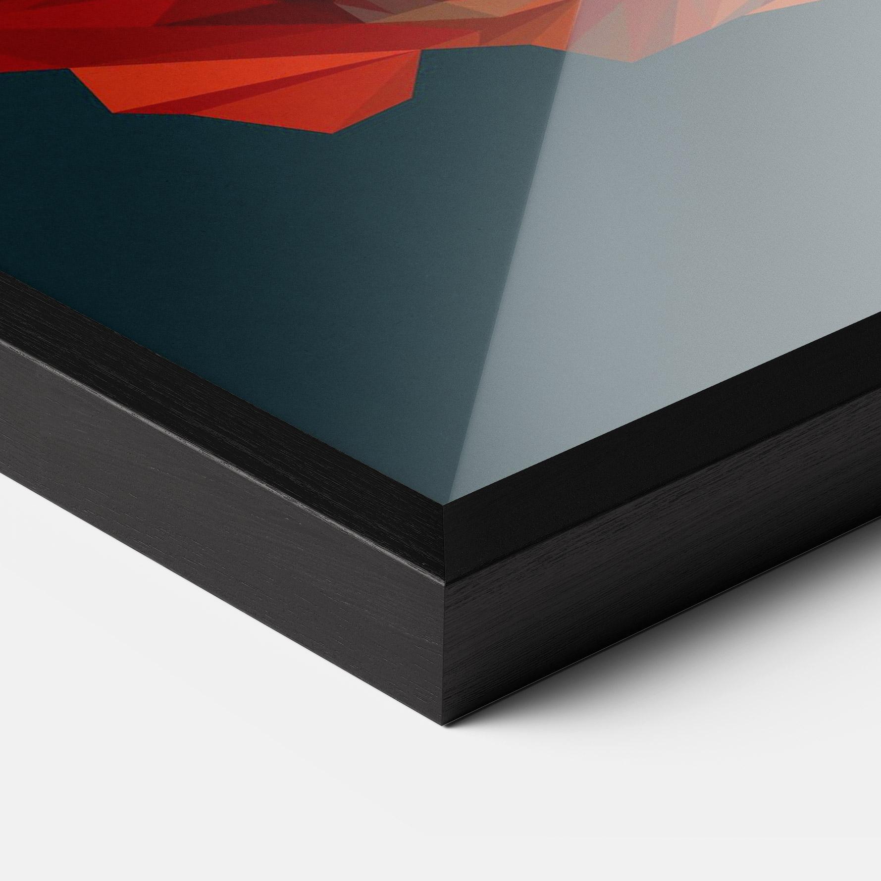 Poster Înrămat Orange Fish mockup 3