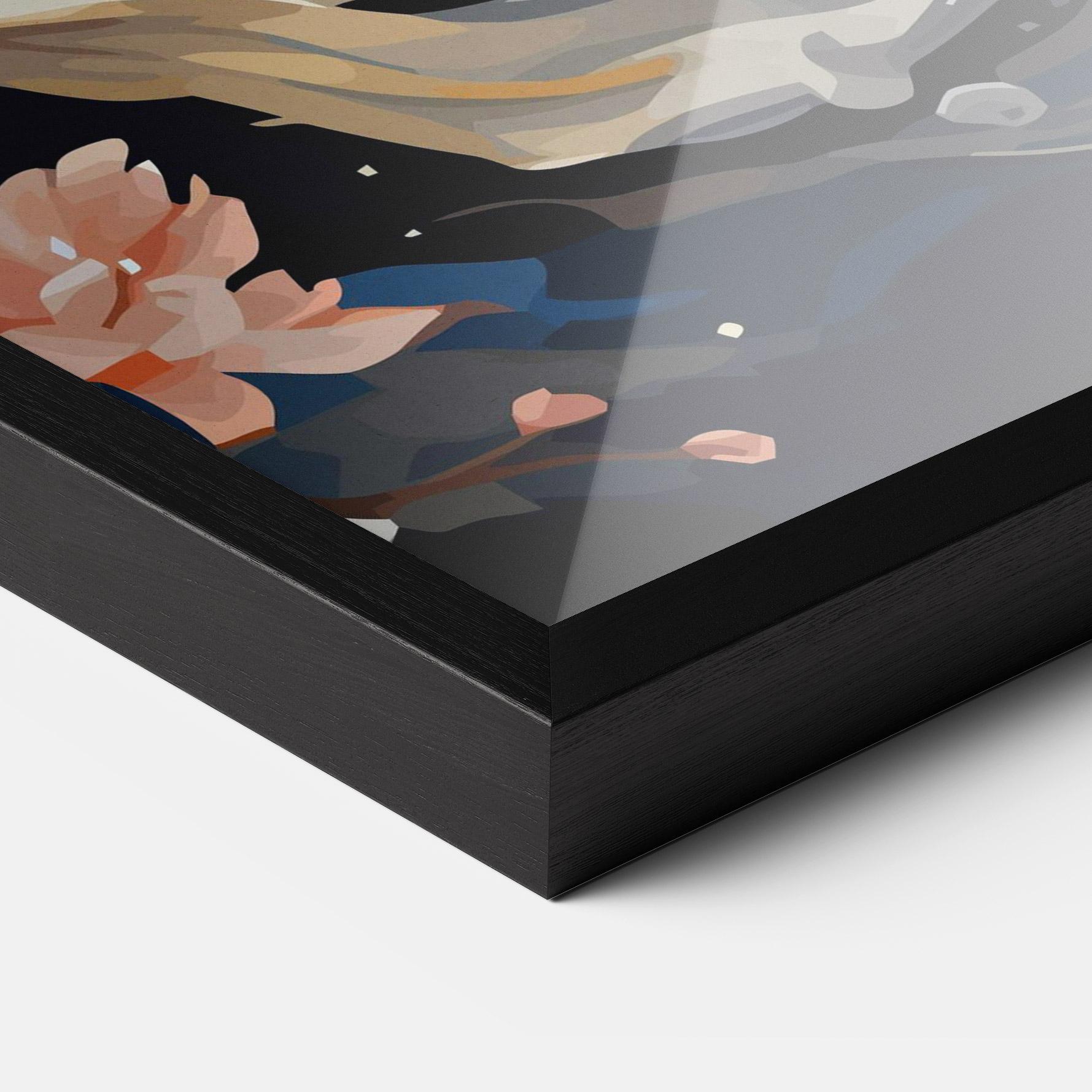 Poster Înrămat Pretty Koi mockup 3