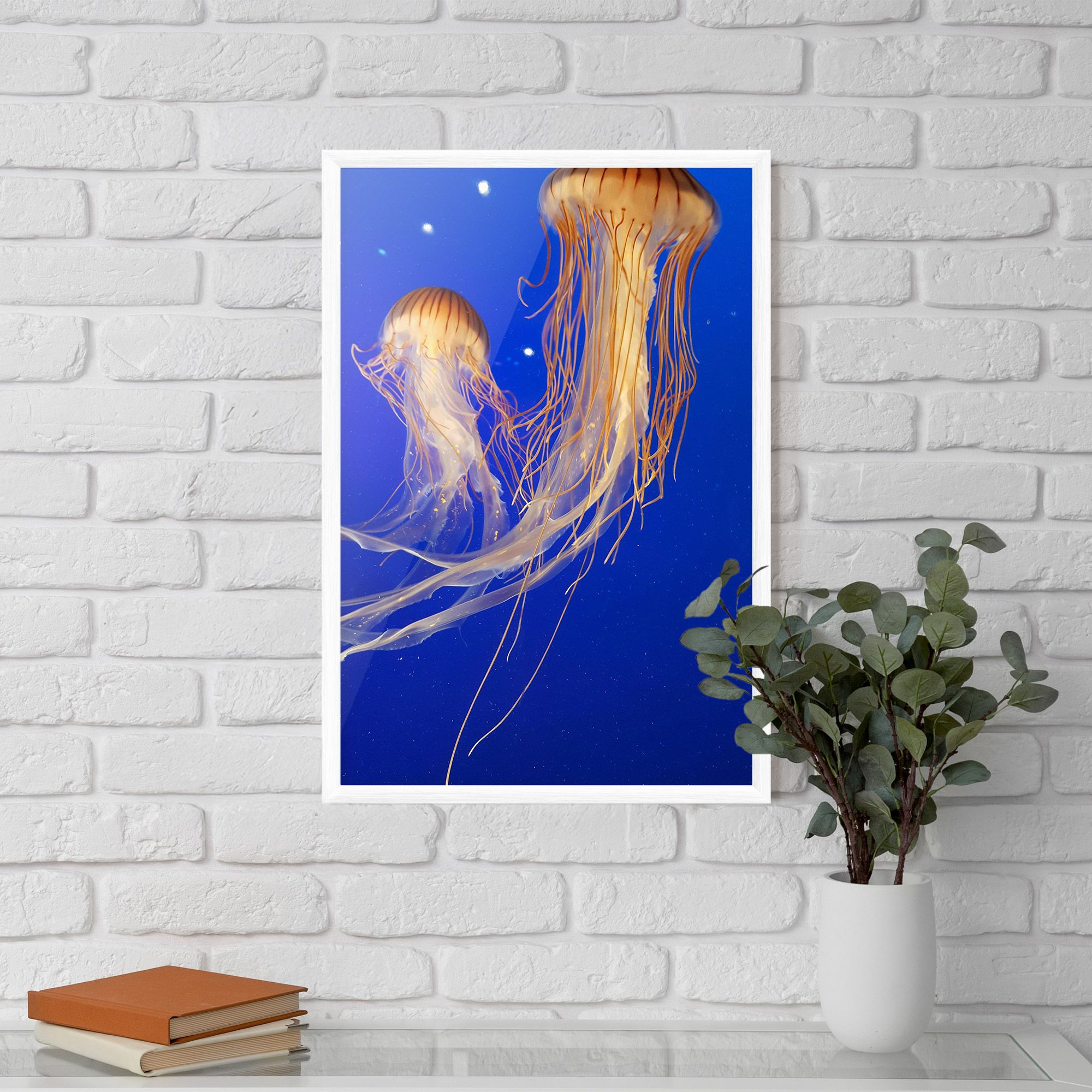 Light Orange Jellyfish mockup 5