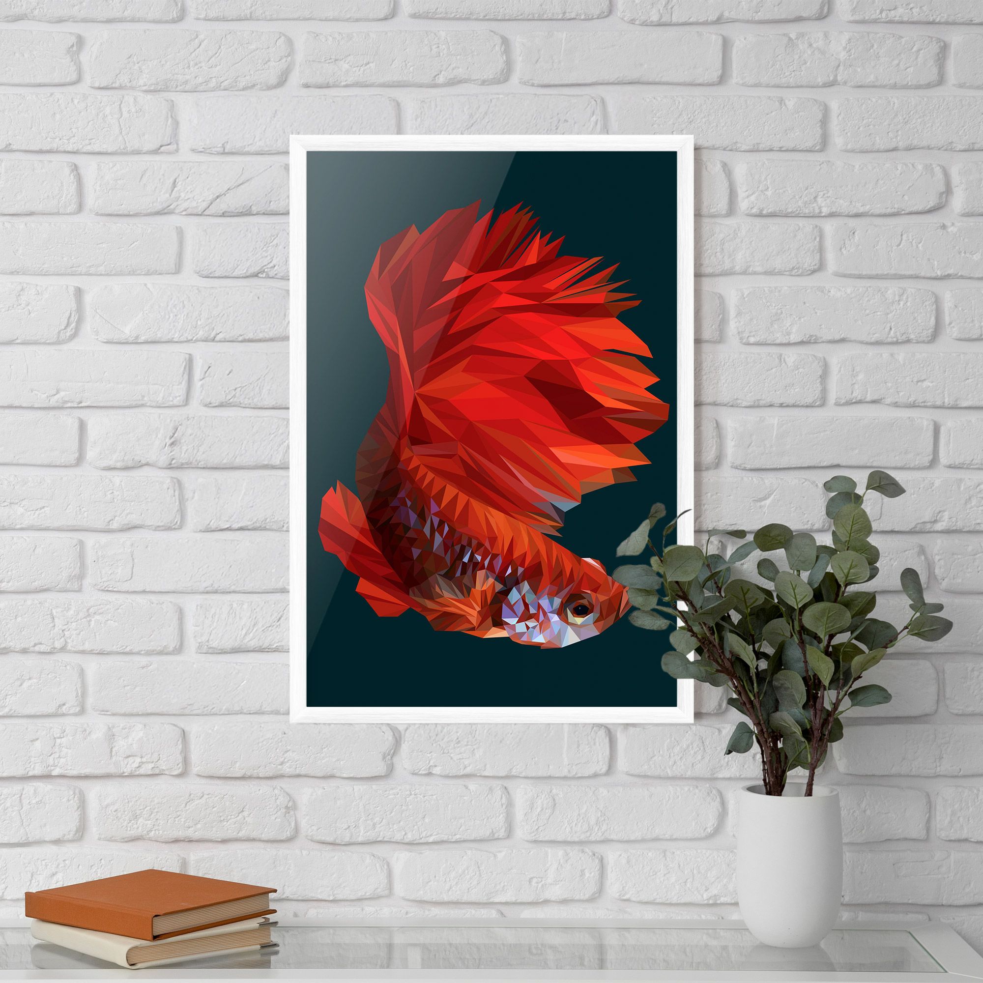Orange Fish mockup 5