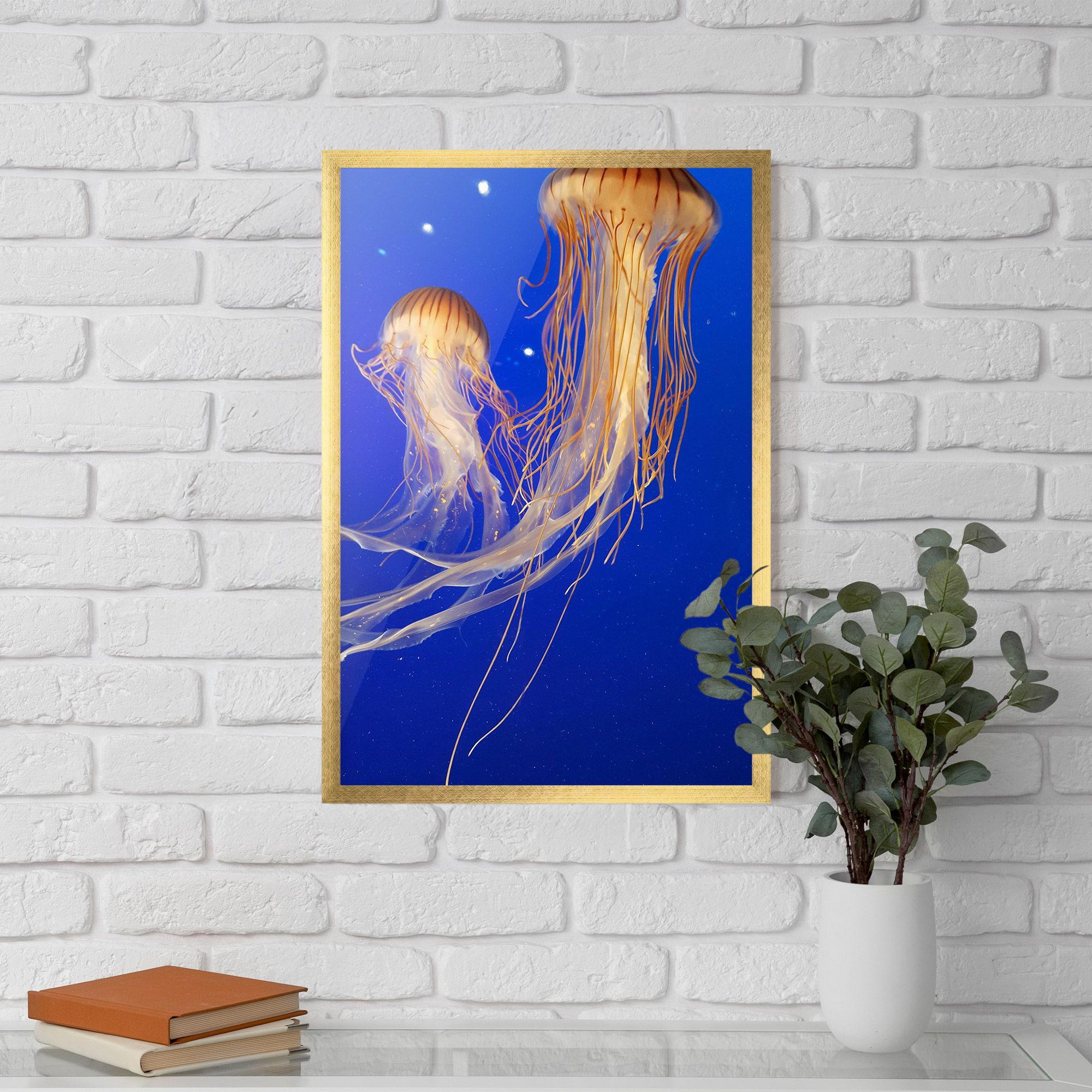 Light Orange Jellyfish mockup 5